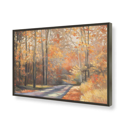 [Color:Satin Black], Picture of art in a Satin Black frame of the corner