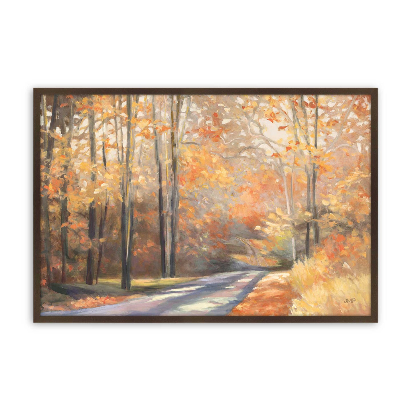 [Color:Brown], Picture of art in a Brown frame