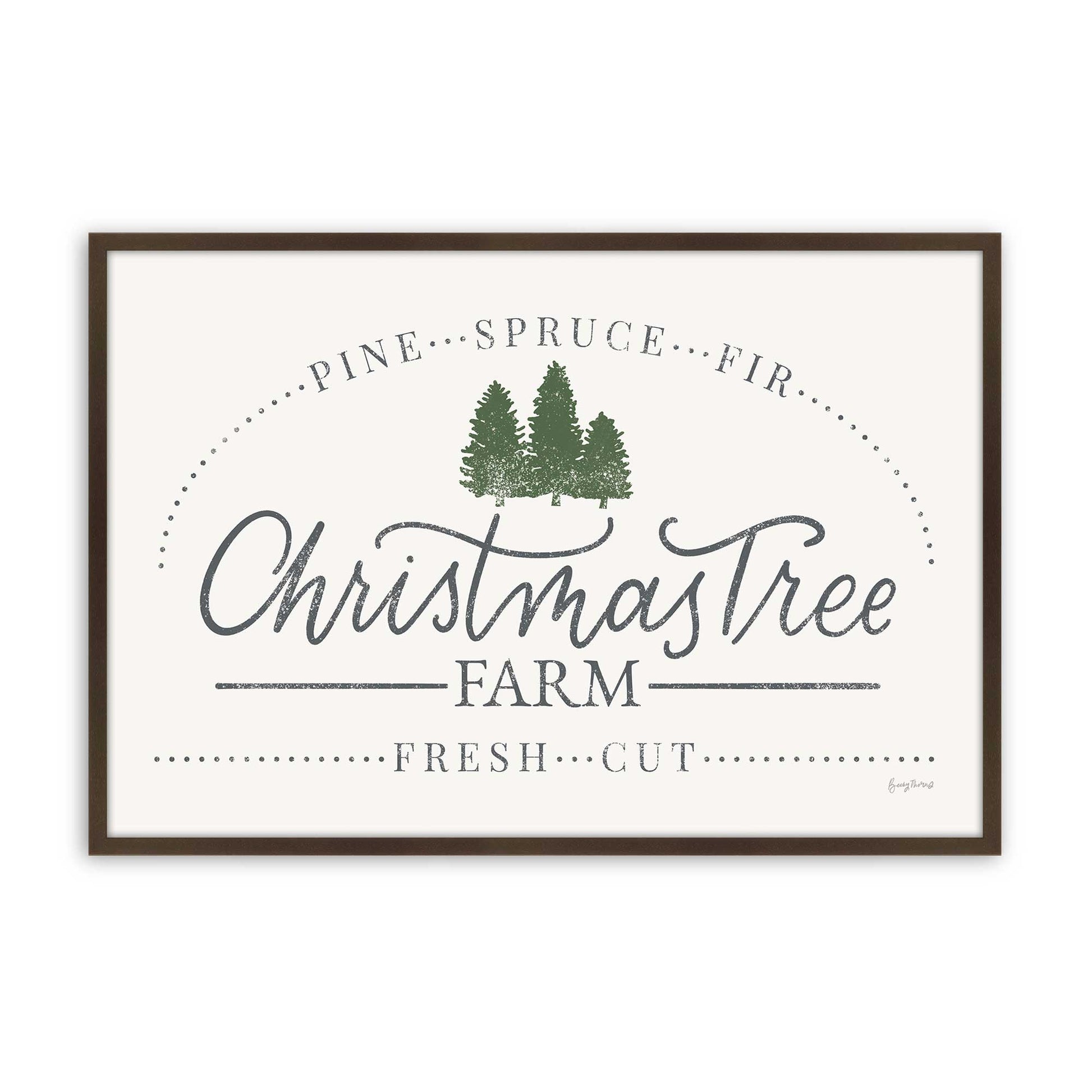 [Color:Brown], Picture of art in a Brown frame