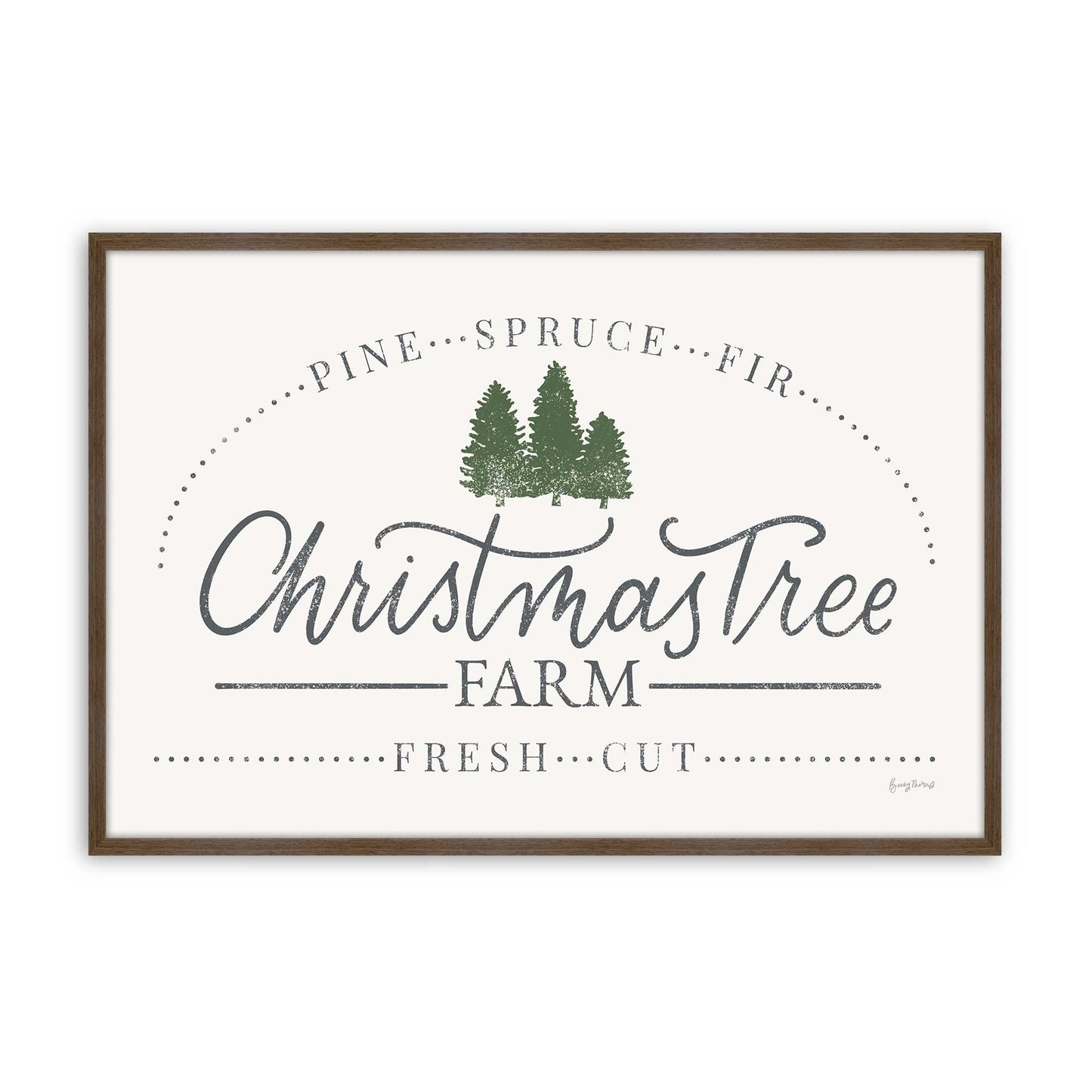 [Color:Walnut], Picture of art in a Walnut frame