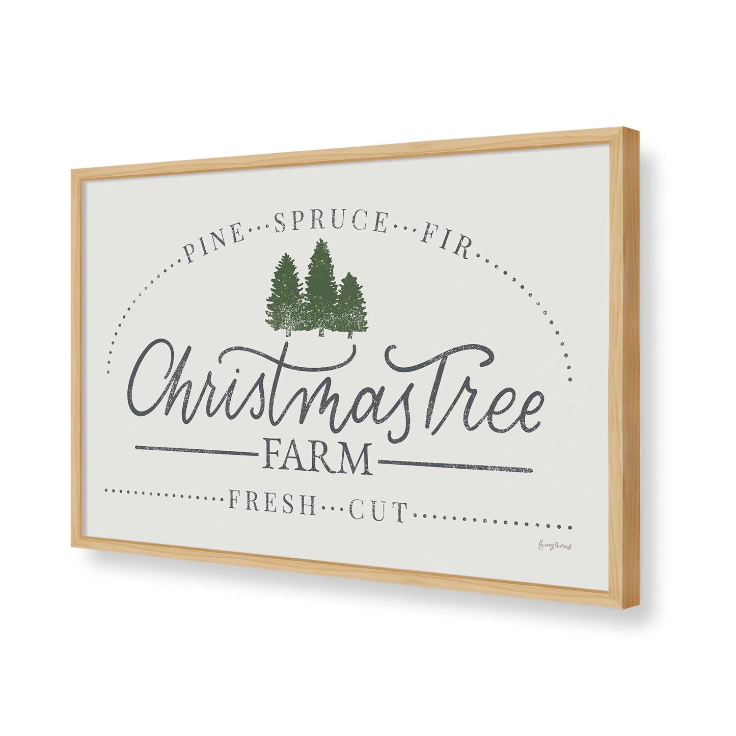 [Color:American Maple], Picture of art in a American Maple frame of the corner