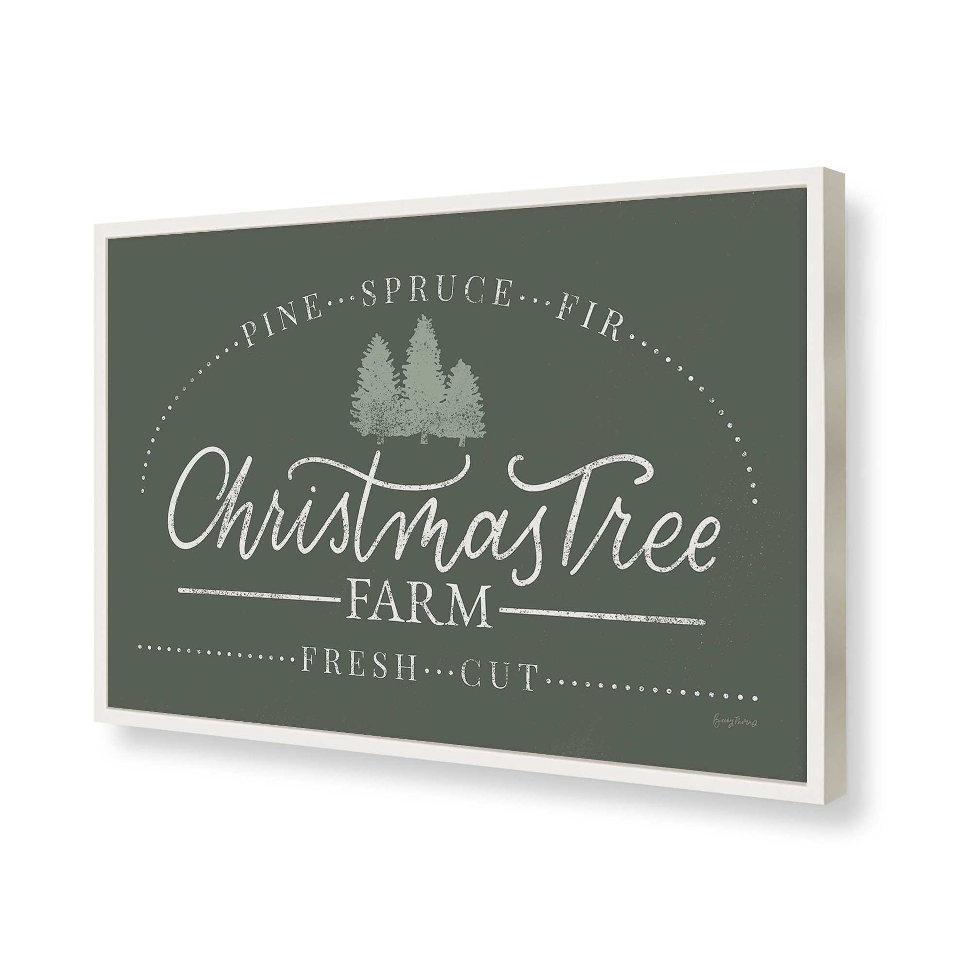 [Color:Opaque White], Picture of art in a Opaque White frame of the corner