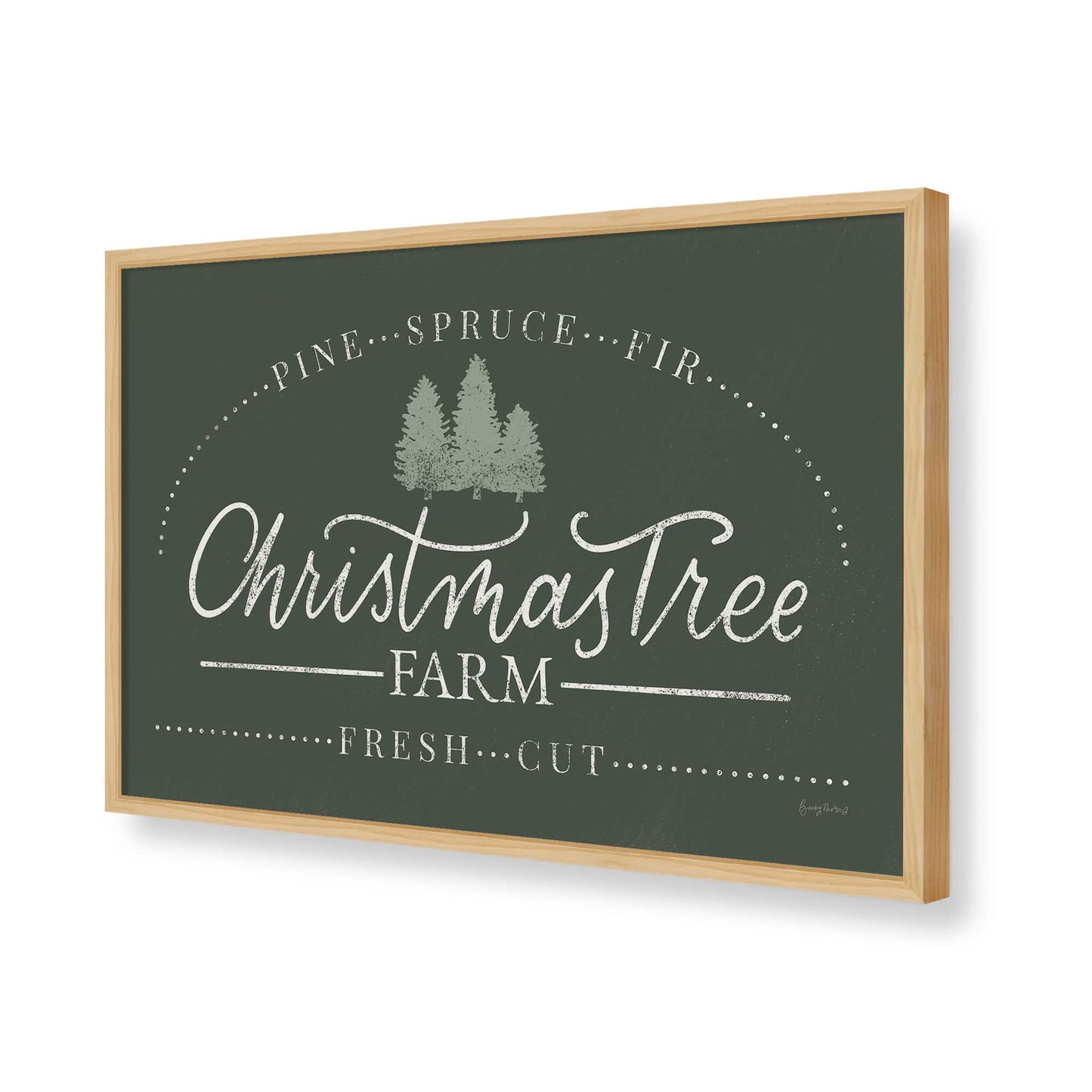 [Color:American Maple], Picture of art in a American Maple frame of the corner