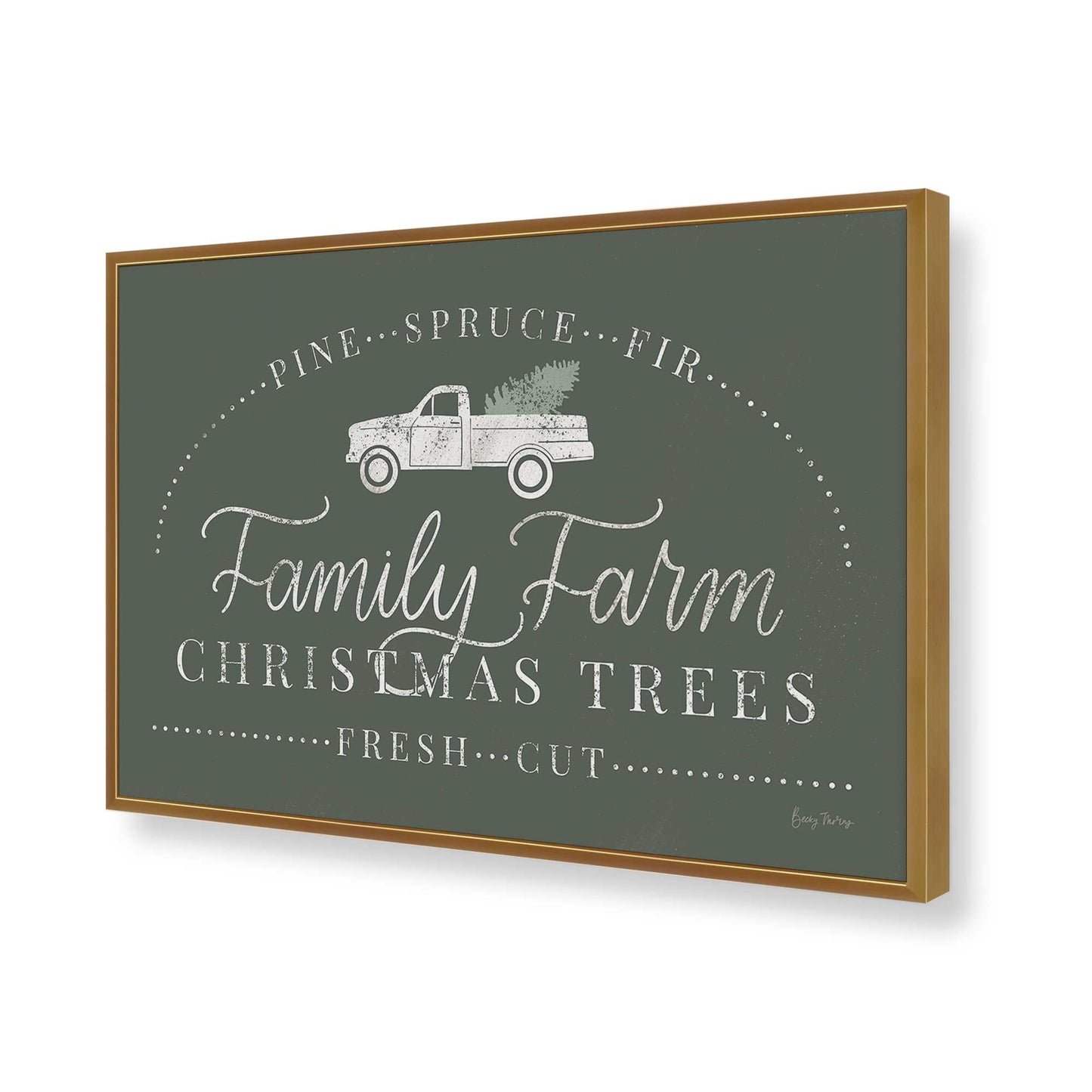 [Color:Polished Gold], Picture of art in a Polished Gold frame of the corner