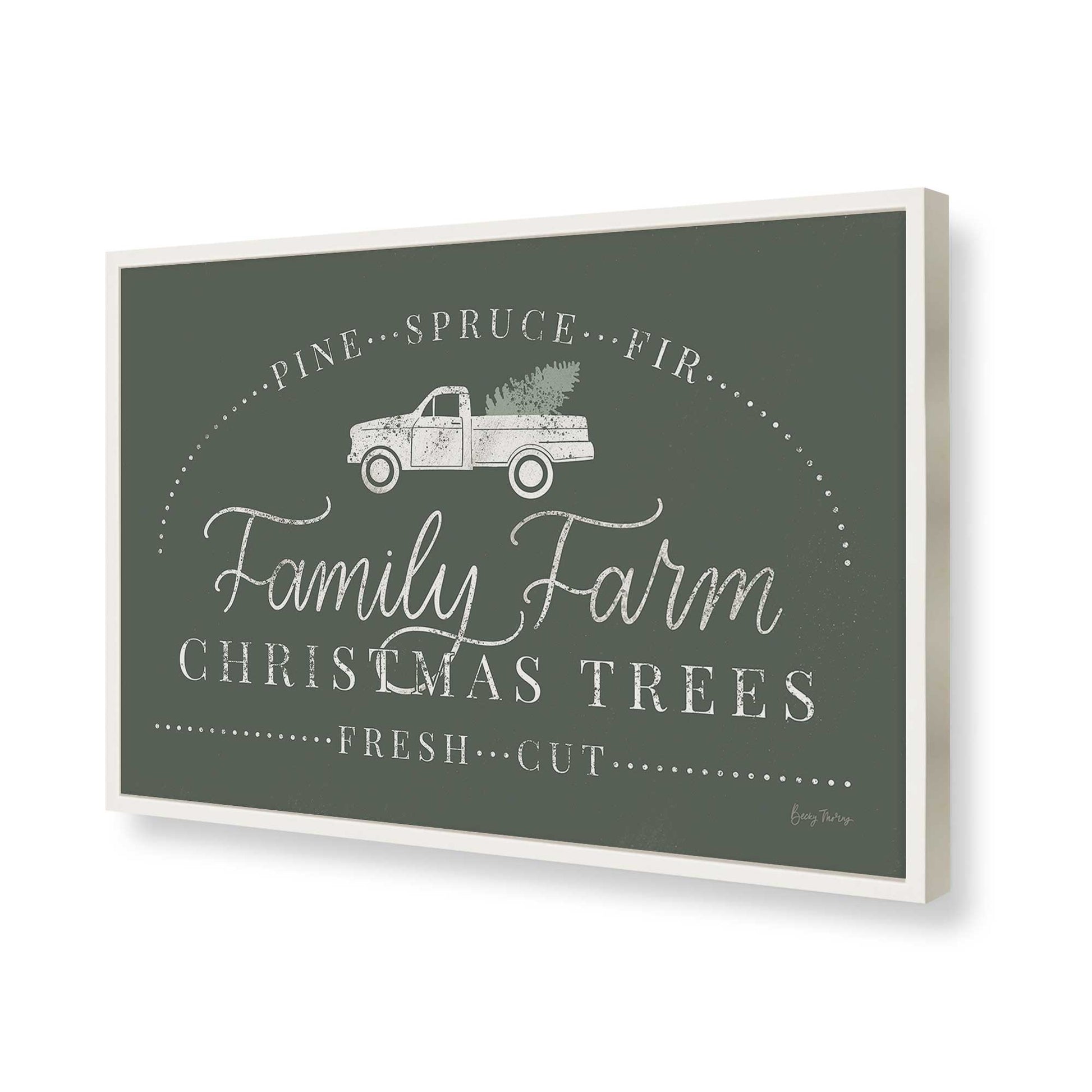 [Color:Opaque White], Picture of art in a Opaque White frame of the corner