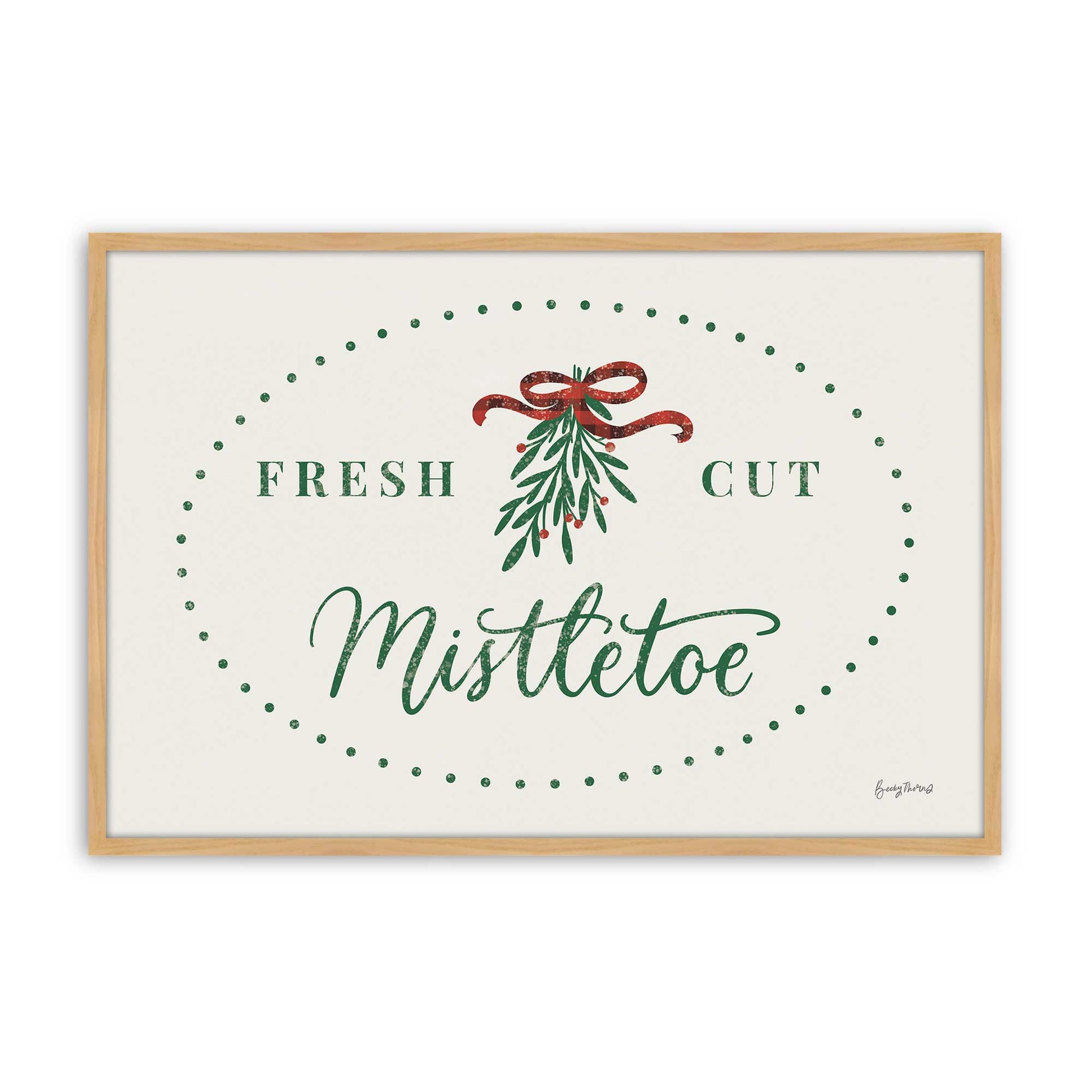 [Color:American Maple], Picture of art in a American Maple frame