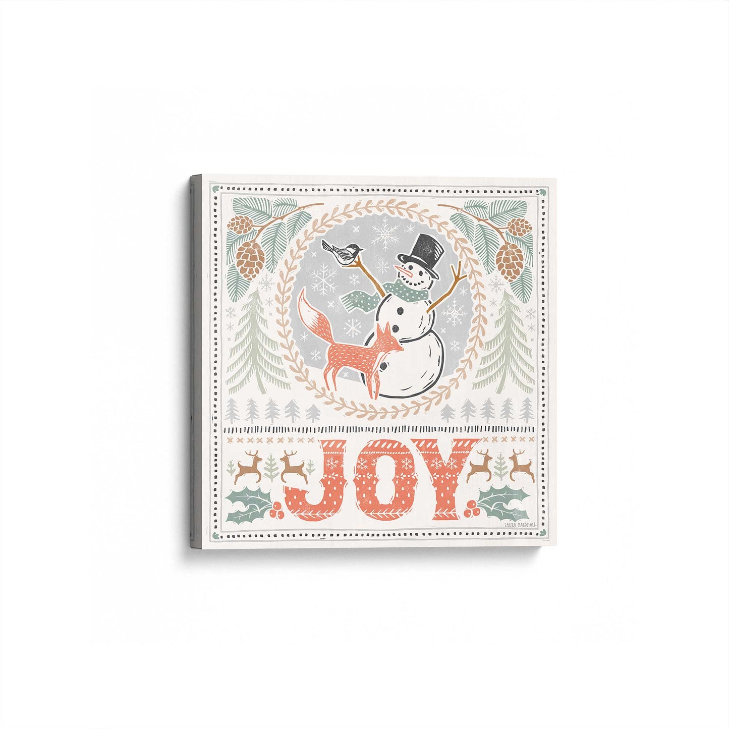 [Color:Stretched Canvas], Picture of art at an angle