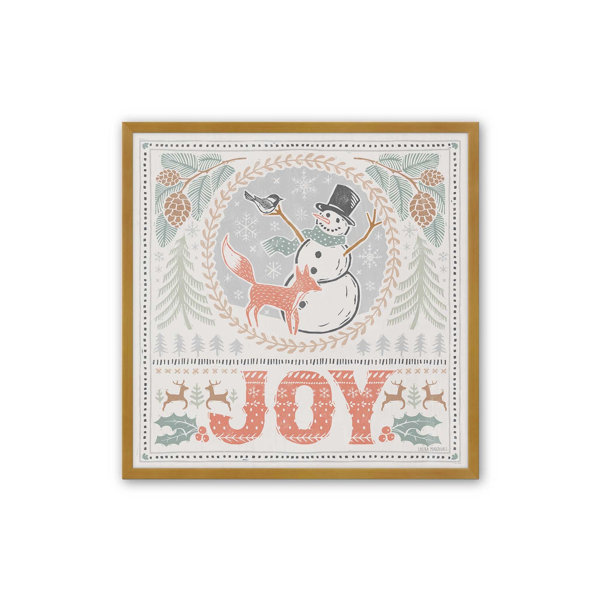 [Color:Polished Gold], Picture of art in a Polished Gold frame