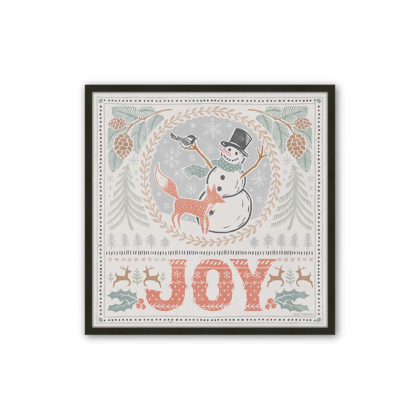 [Color:Satin Black], Picture of art in a Satin Black frame