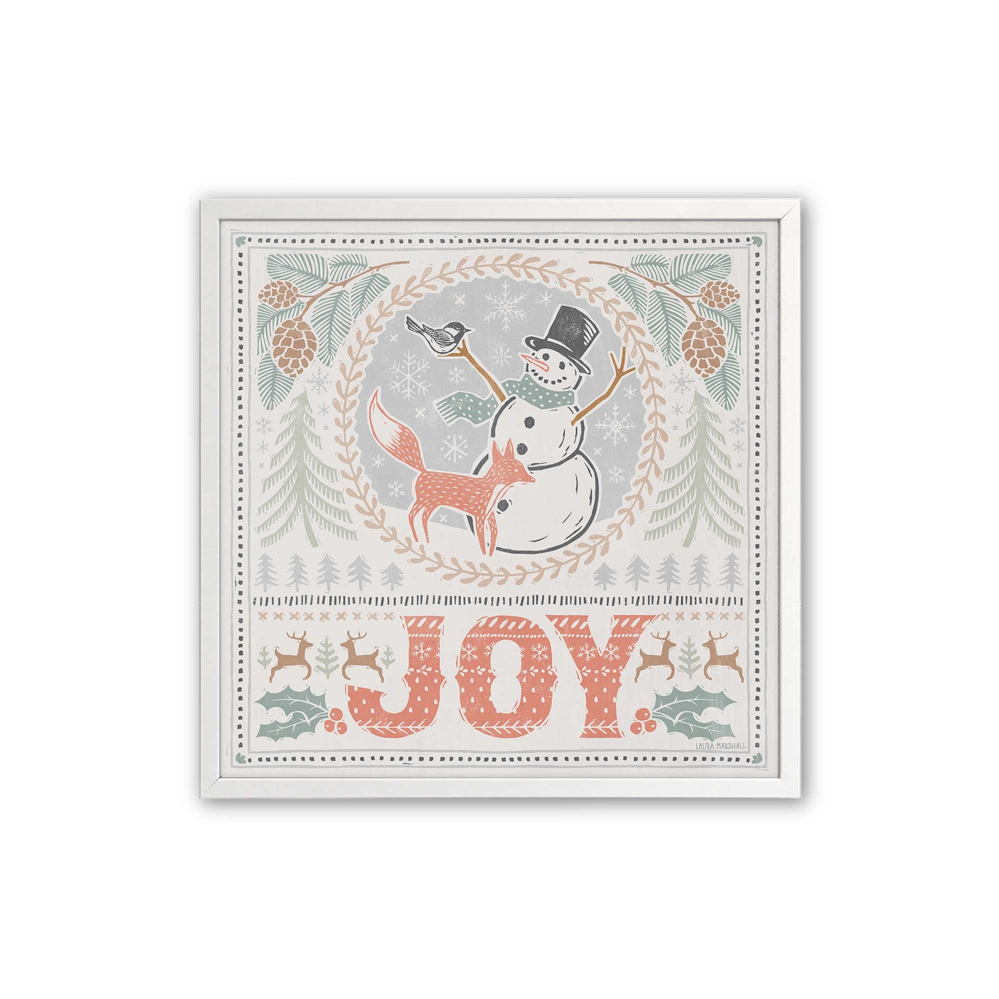 [Color:Opaque White], Picture of art in an Opaque White frame