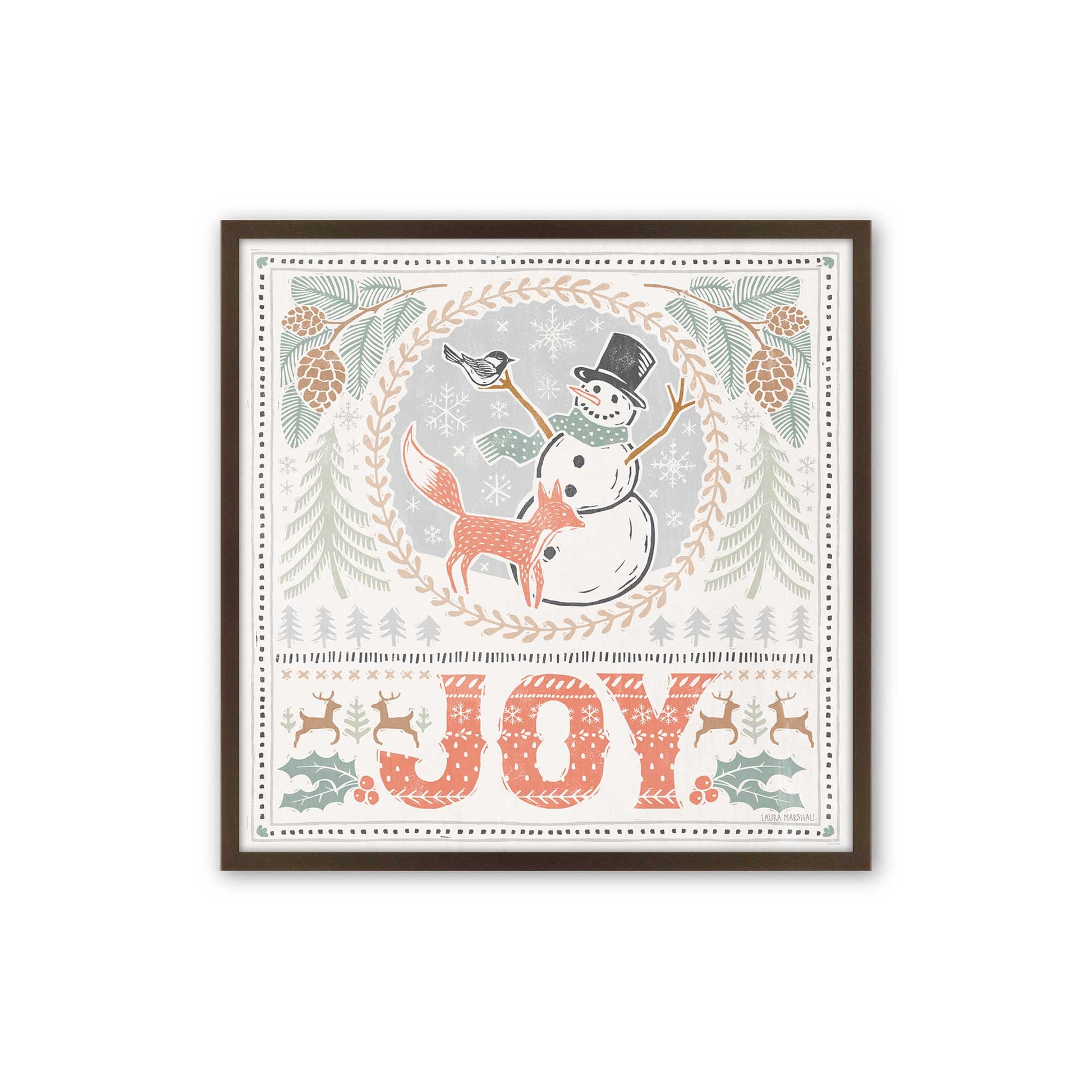 [Color:Espresso], Picture of art in a Espresso frame