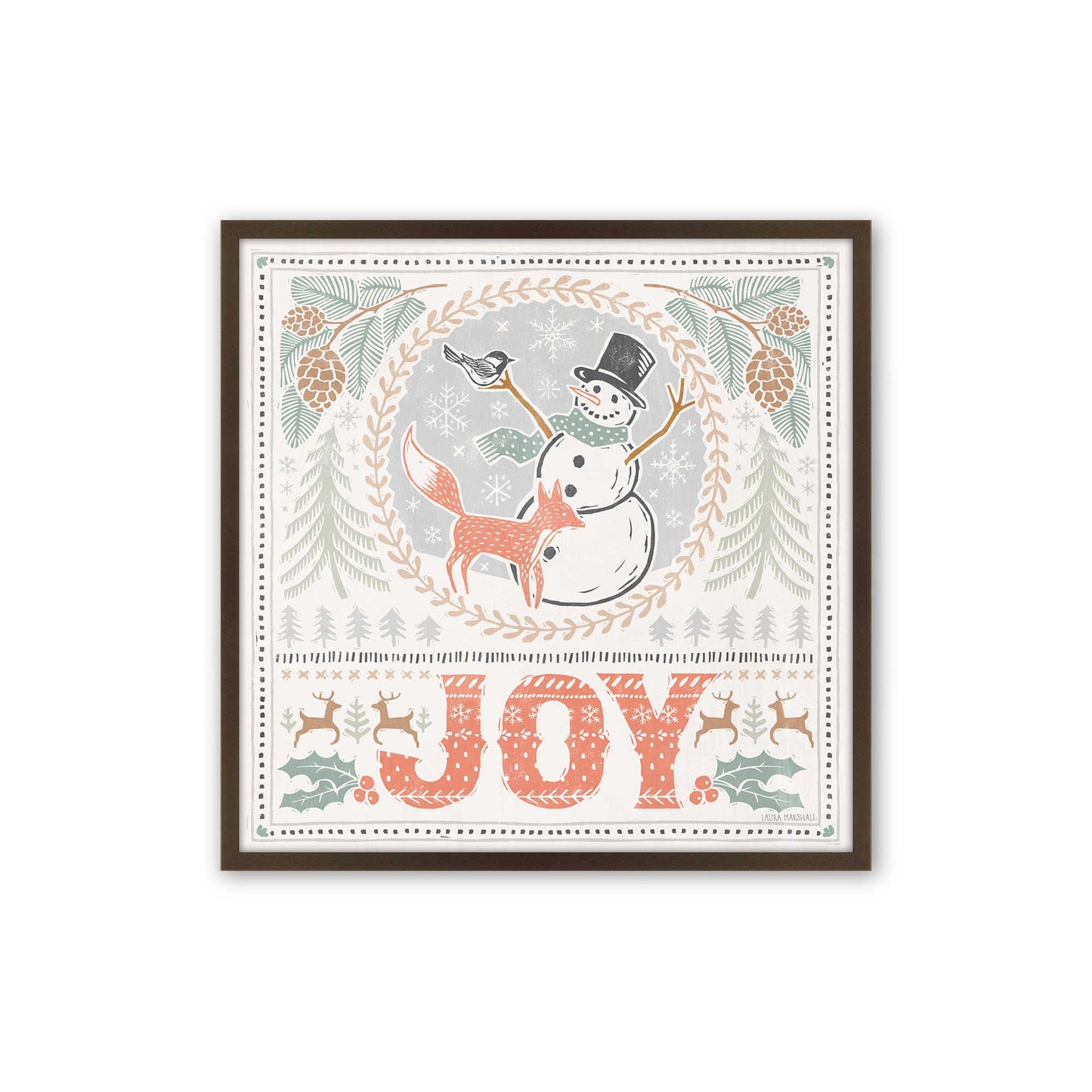 [Color:Belvinder Brown], Picture of art in a Belvinder Brown frame