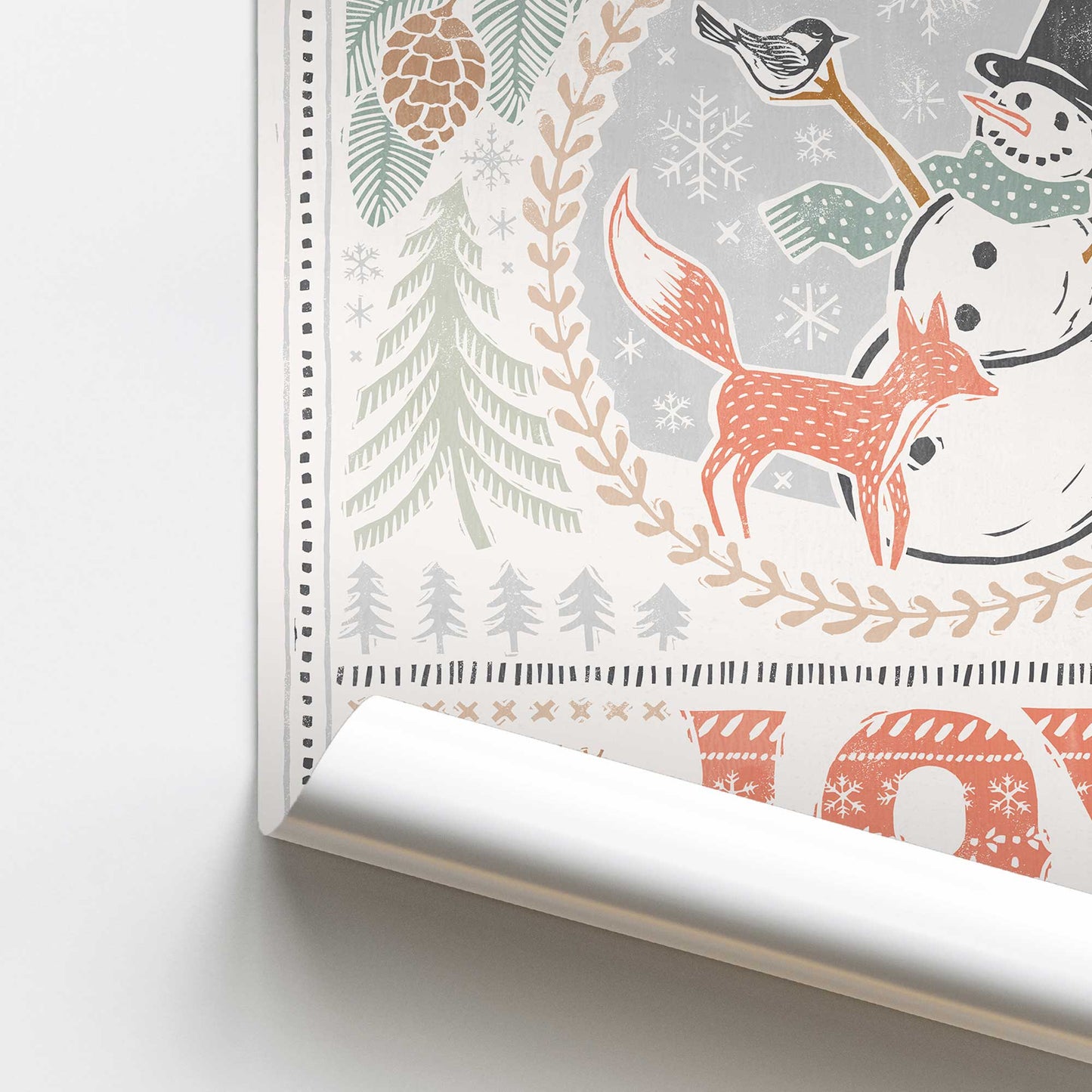 [Color:Rolled Print], Picture of close up of art