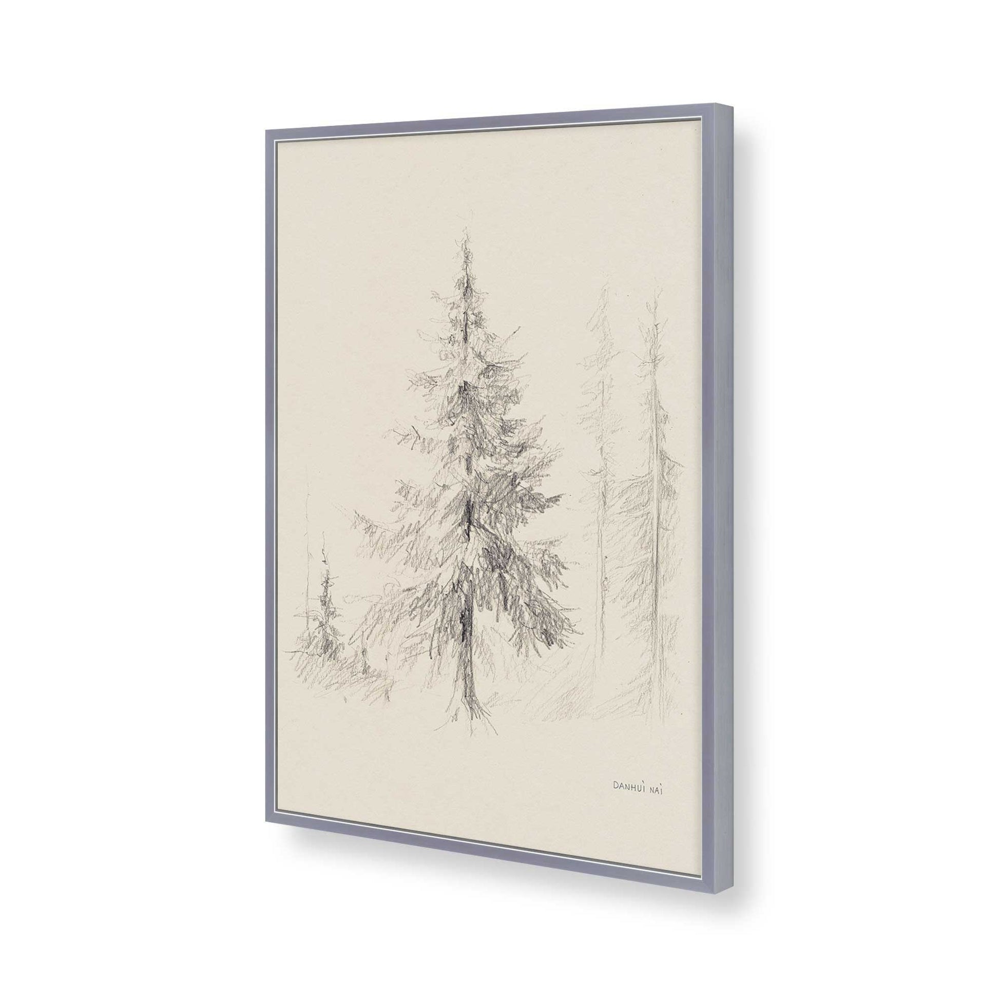 [Color:Polished Chrome], Picture of art in a Polished Chrome frame of the corner