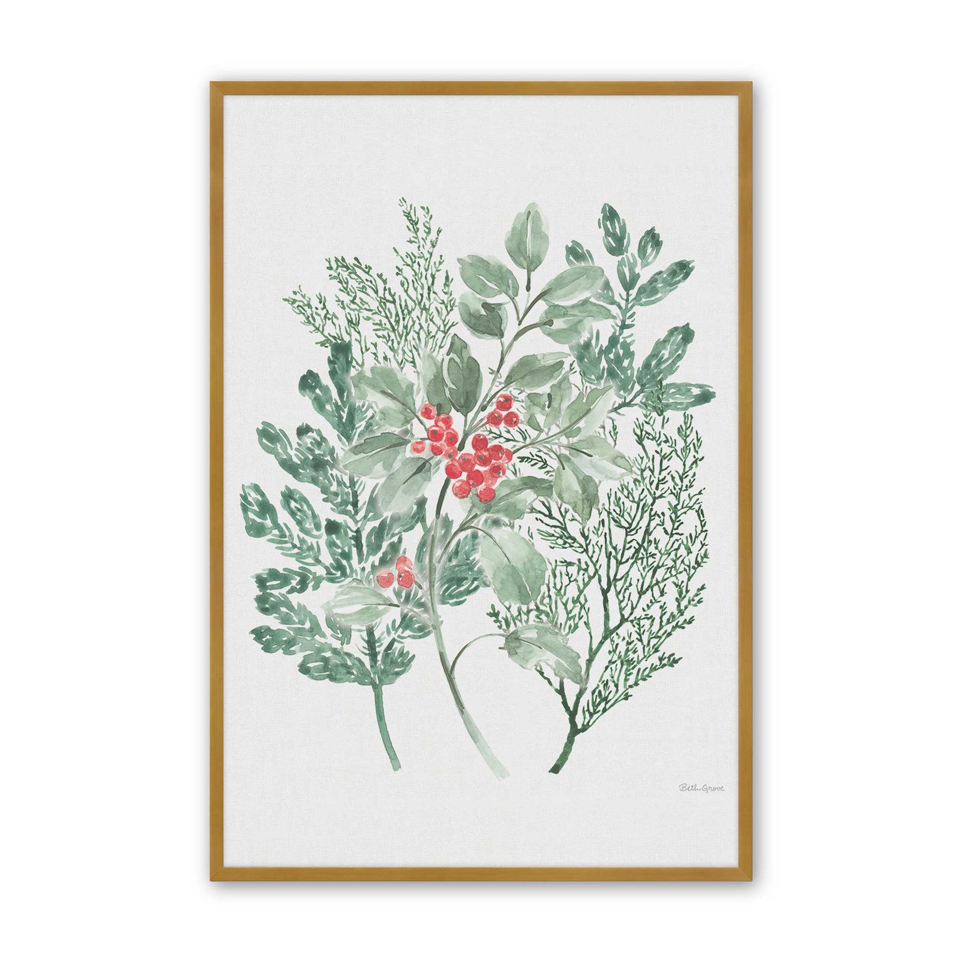 [Color:Polished Gold], Picture of art in a Polished Gold frame