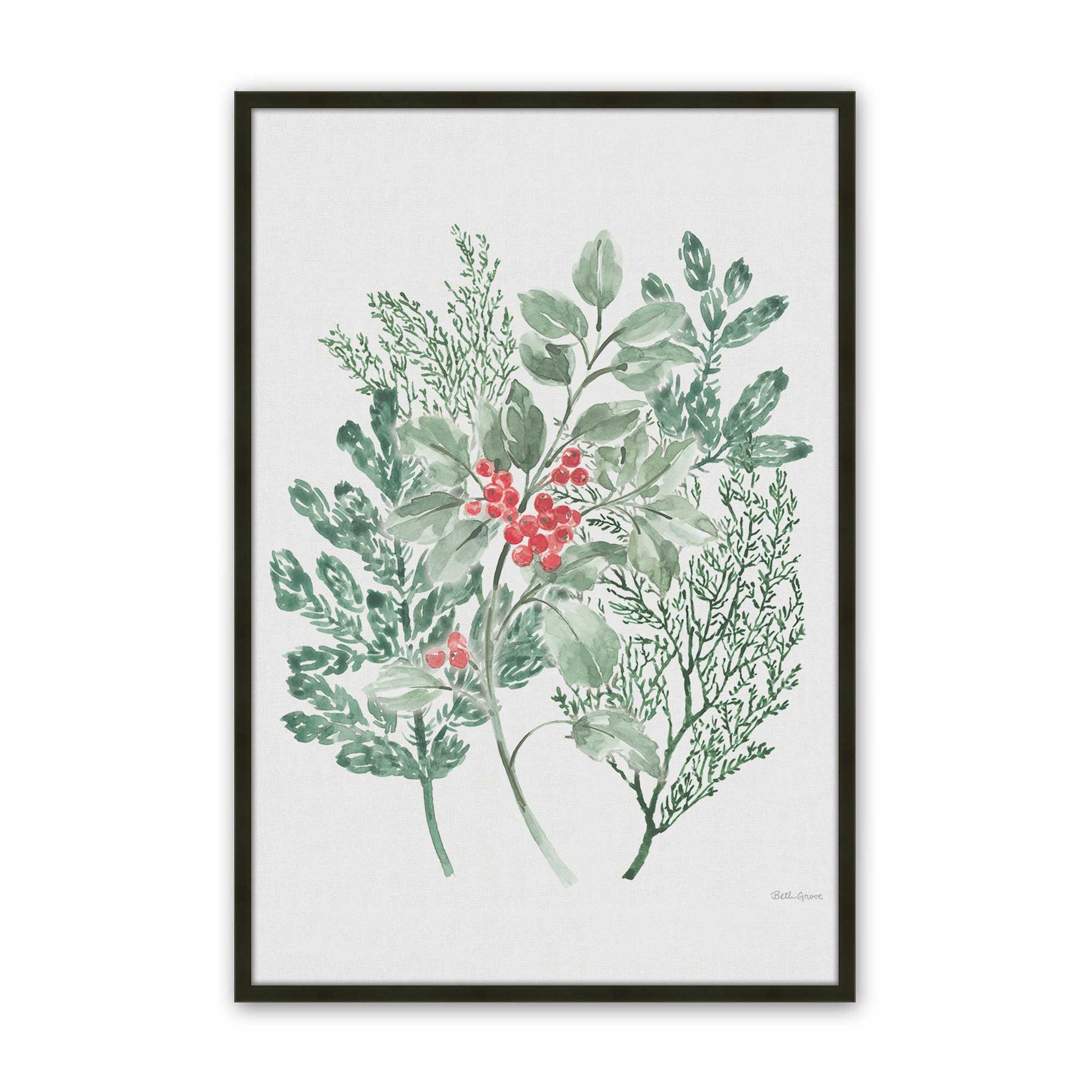 [Color:Satin Black], Picture of art in a Satin Black frame