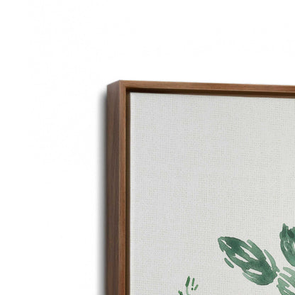 [Color:Walnut], Picture of art in a Walnut frame at an angle