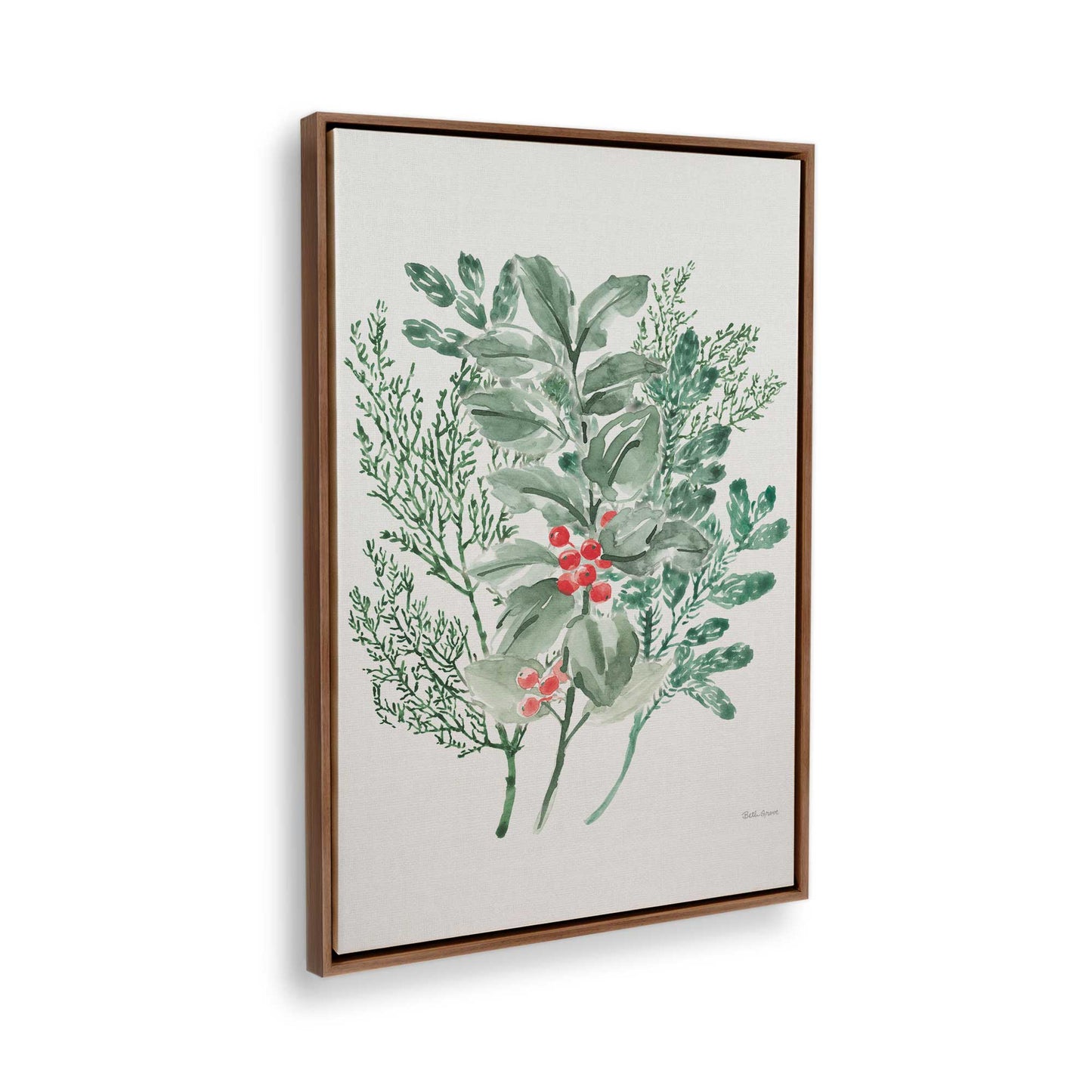 [Color:Walnut], Picture of the corner of the art