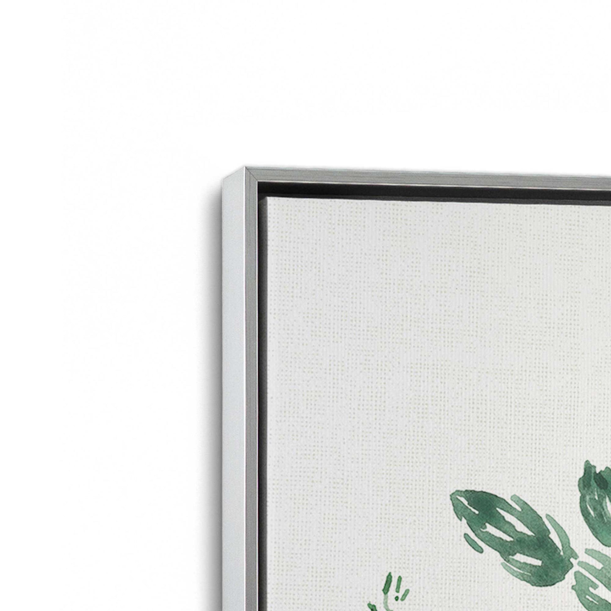 [Color:Polished Chrome], Picture of art in a Polished Chrome frame at an angle