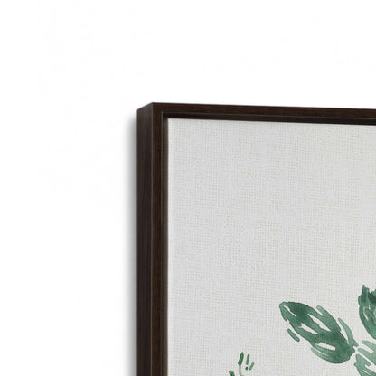 [Color:Espresso], Picture of art in a Espresso frame at an angle