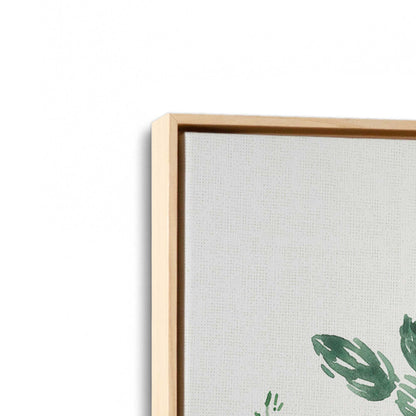 [Color:American Maple], Picture of art in a American Maple frame at an angle