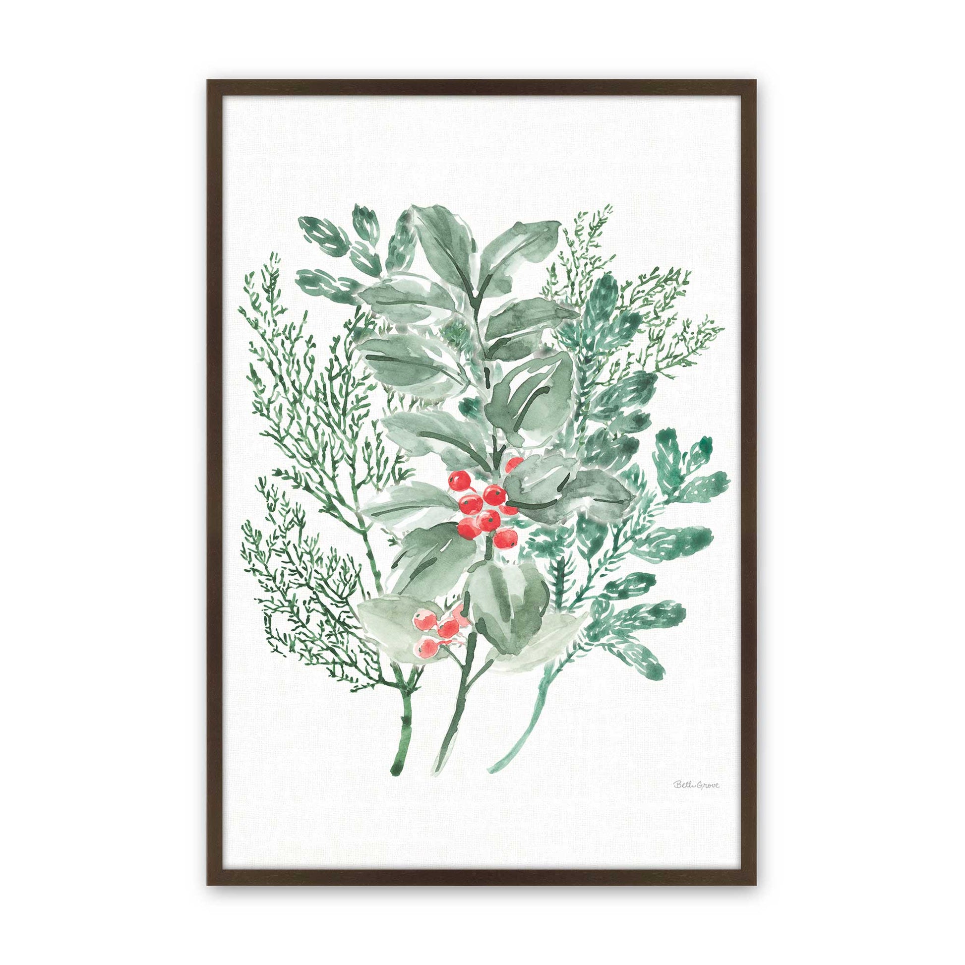 [Color:Belvinder Brown], Picture of art in a Belvinder Brown frame