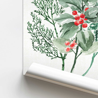 Winterberry Gathering II Print