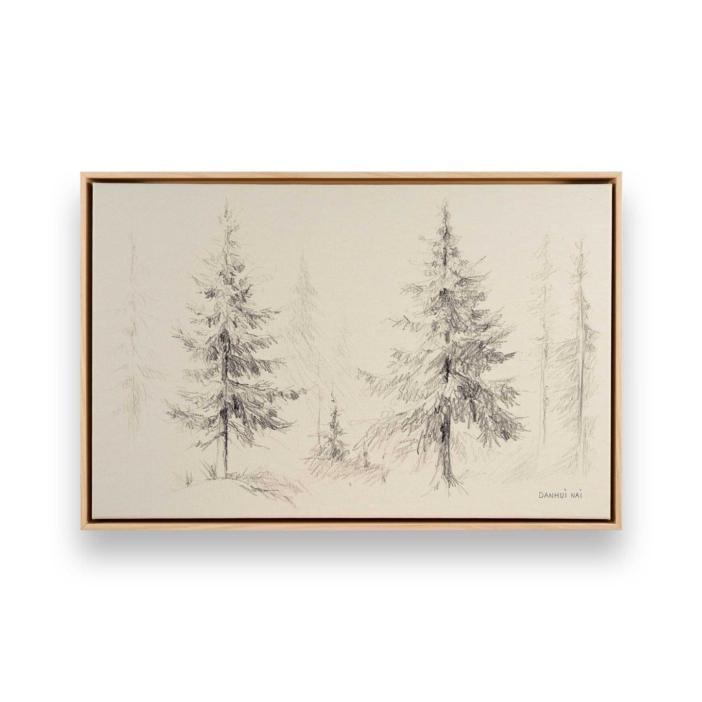 [Color:American Maple], Picture of art in a American Maple frame