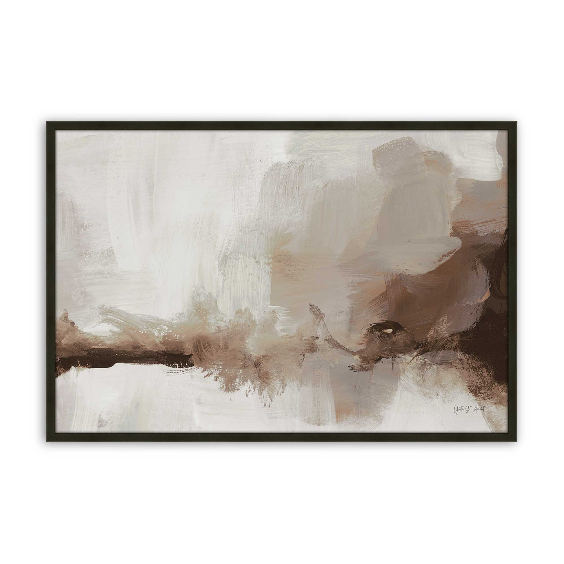 [Color:Satin Black], Picture of art in a Satin Black frame