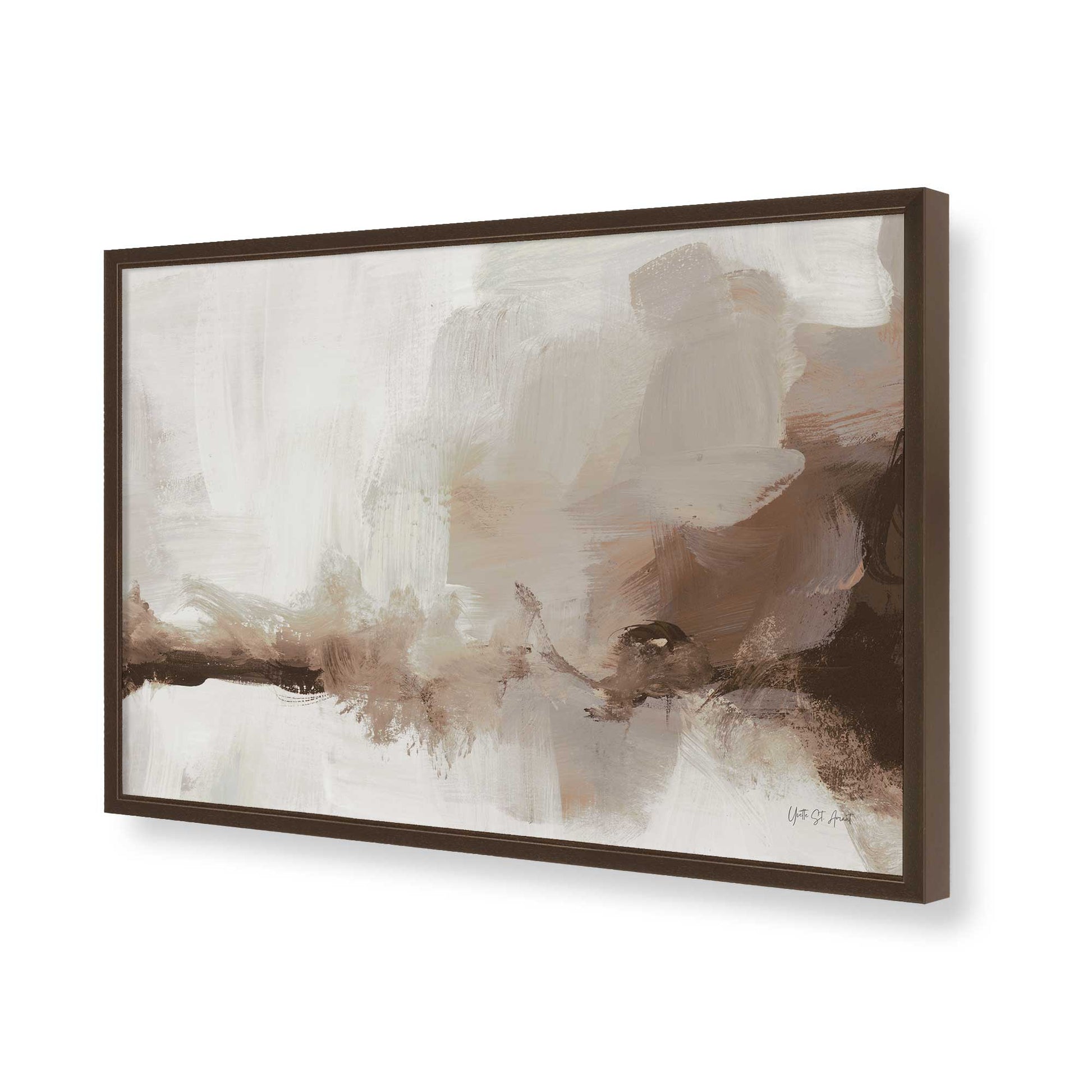 [Color:Belvinder Brown], Picture of art in a Belvinder Brown frame of the corner
