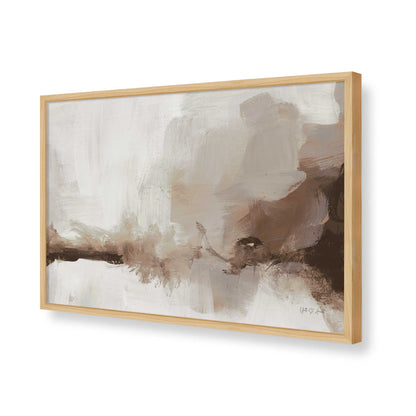 [Color:American Maple], Picture of art in a American Maple frame of the corner