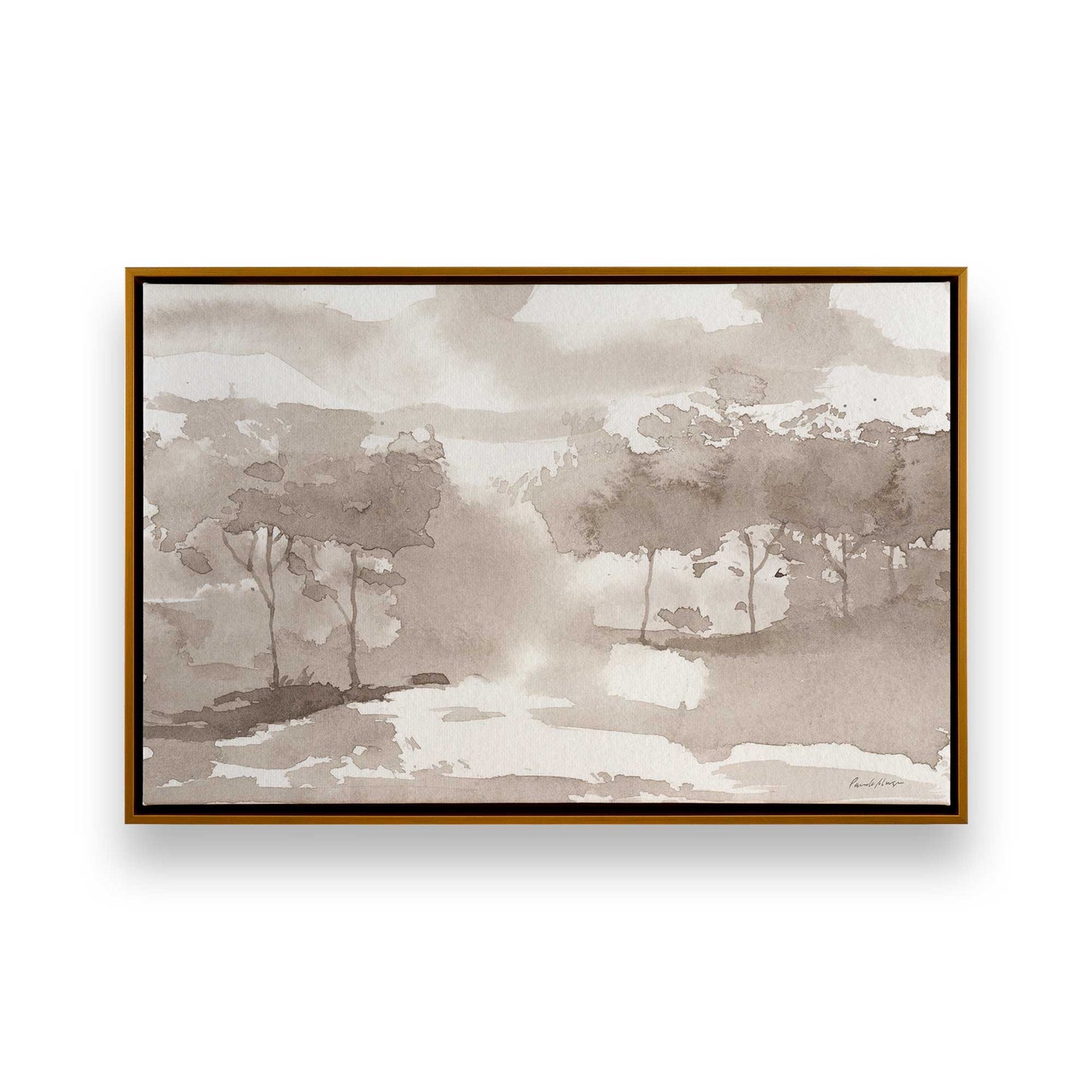 [Color:Polished Gold], Picture of art in a Polished Gold frame