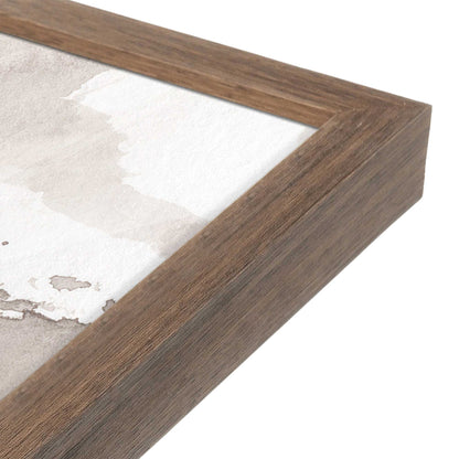 [Color:Walnut], Picture of art in a Walnut frame at an angle