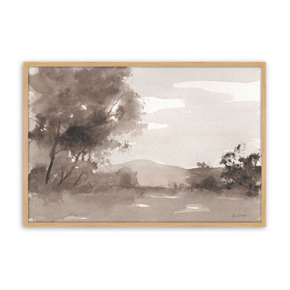 [Color:American Maple], Picture of art in a American Maple frame