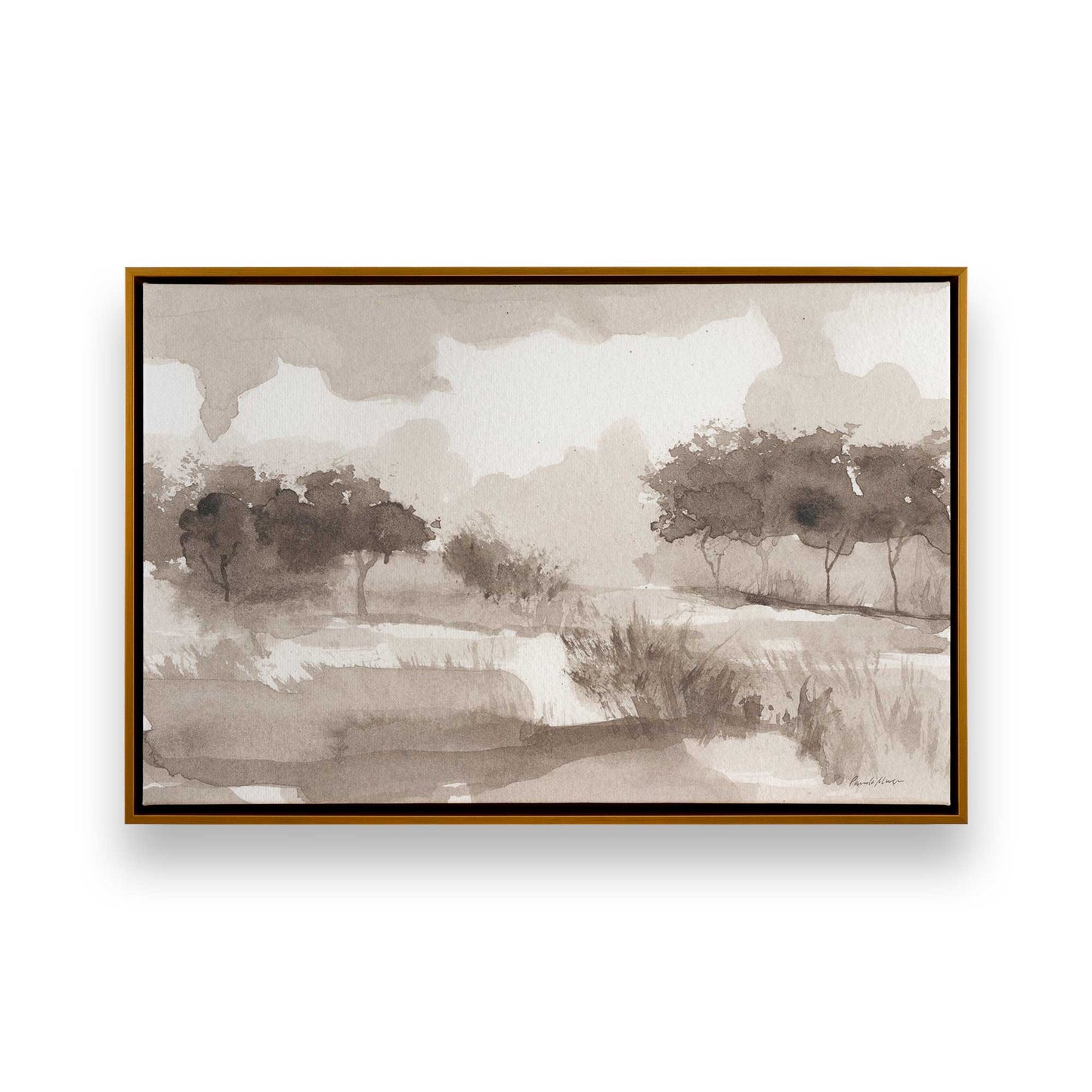 [Color:Polished Gold], Picture of art in a Polished Gold frame
