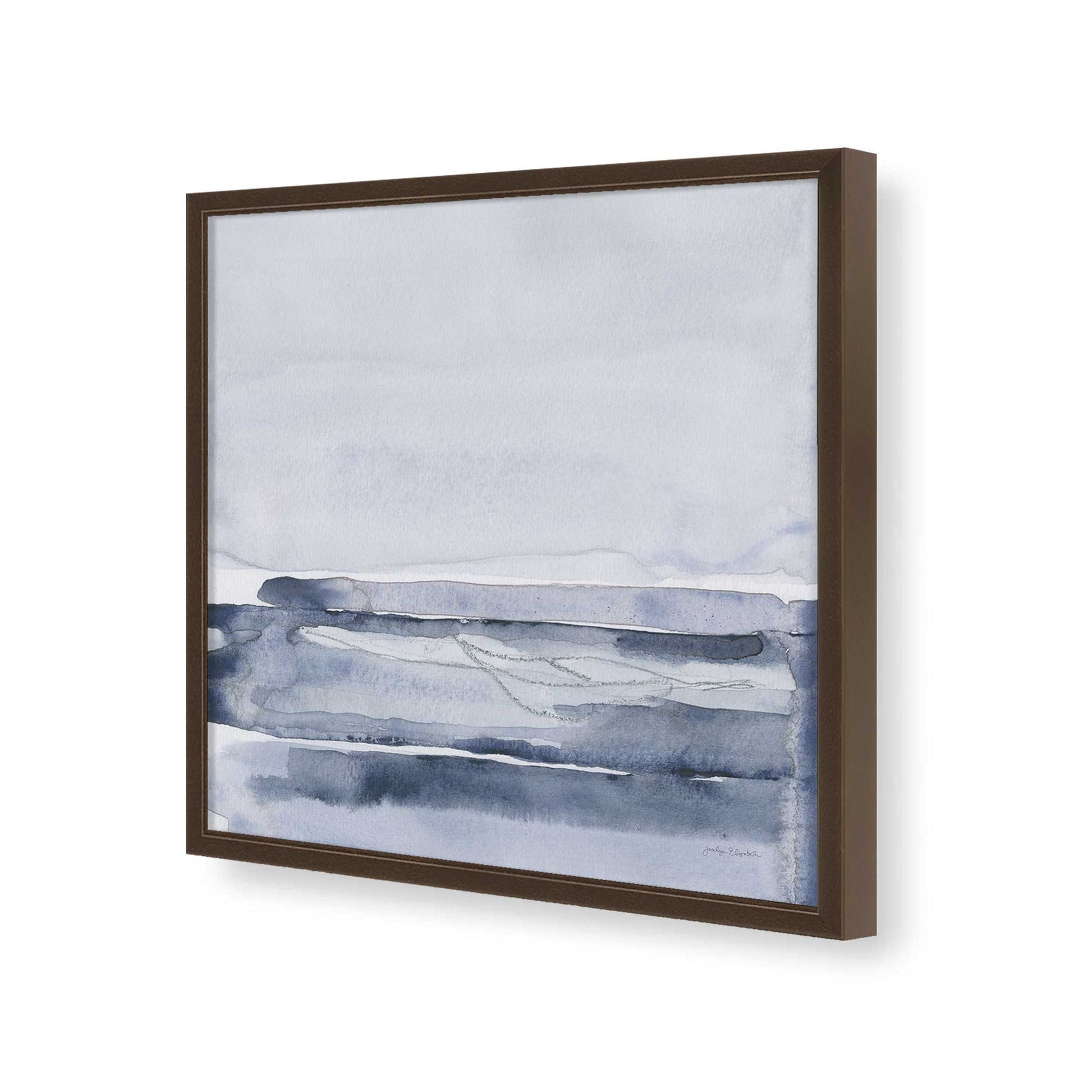 [Color:Espresso], Picture of art in a Espresso frame of the corner