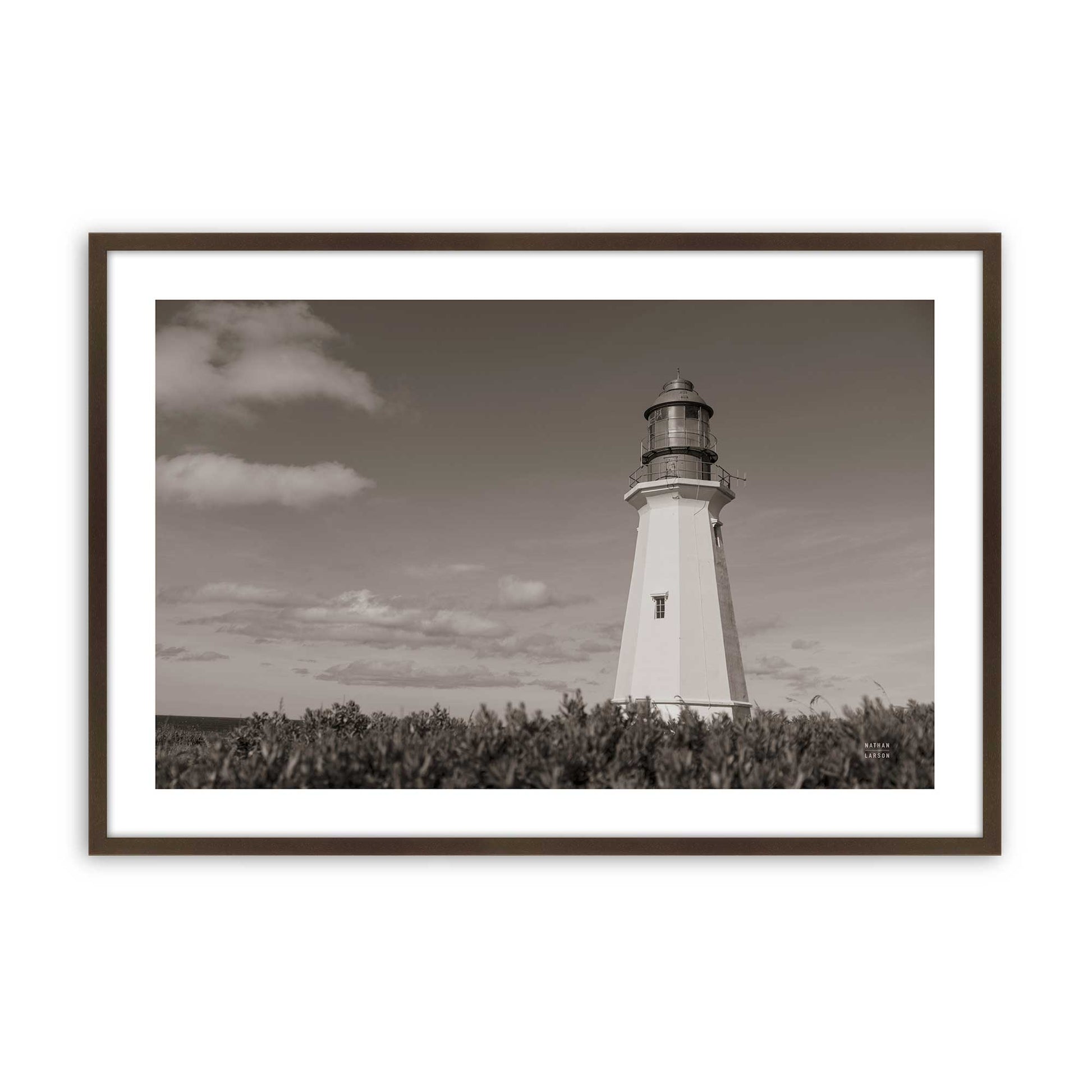 [Color:Brown], Picture of art in a Brown frame
