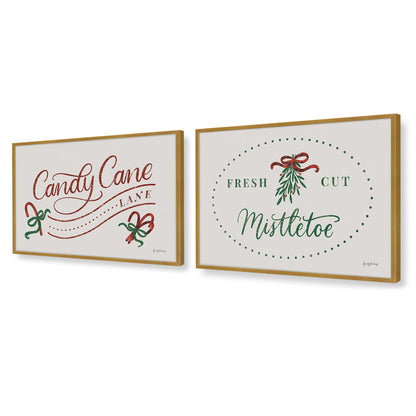 [Color:Polished Gold], Picture of art in a Polished Gold frame at an angle