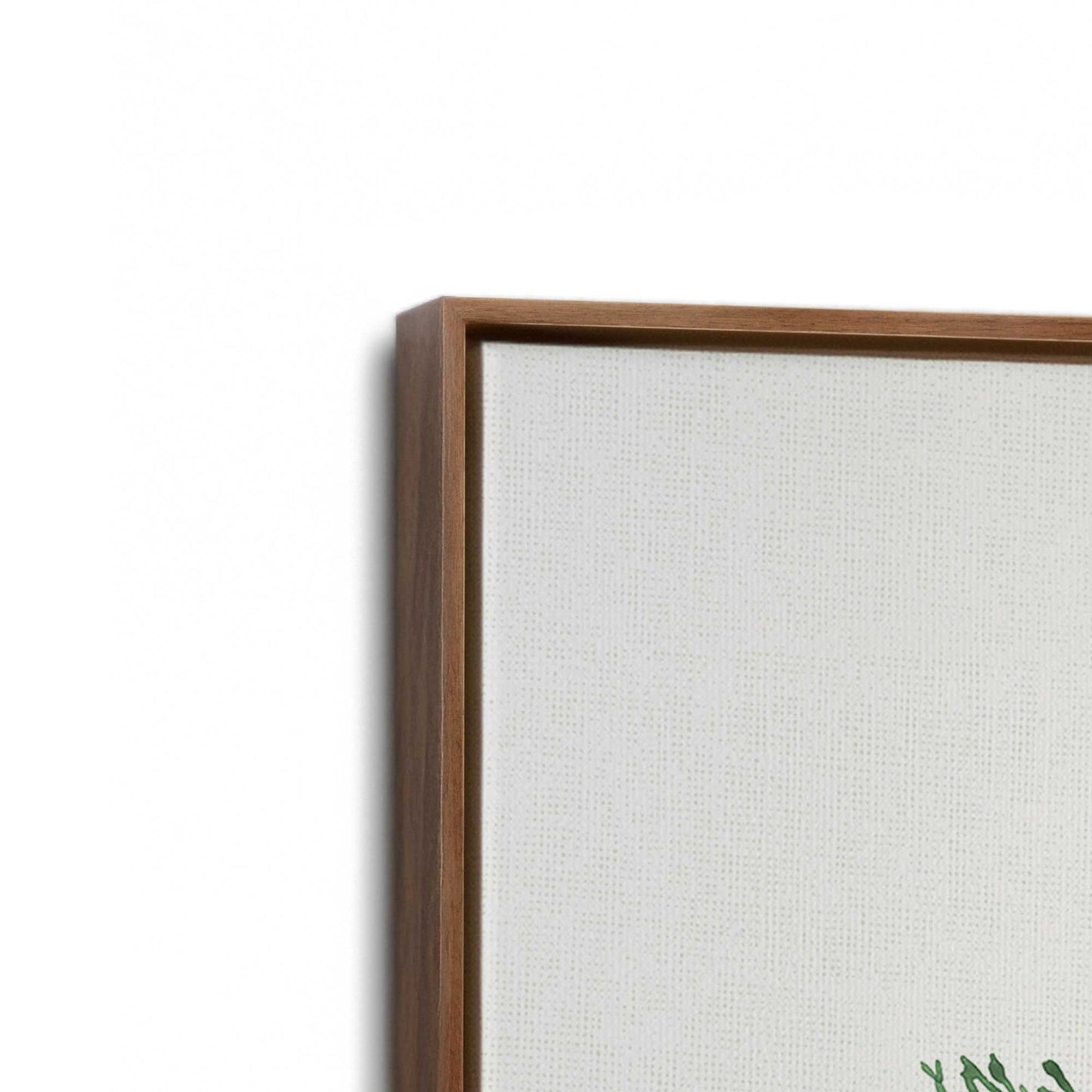 [Color:Walnut], Picture of the corner of the art