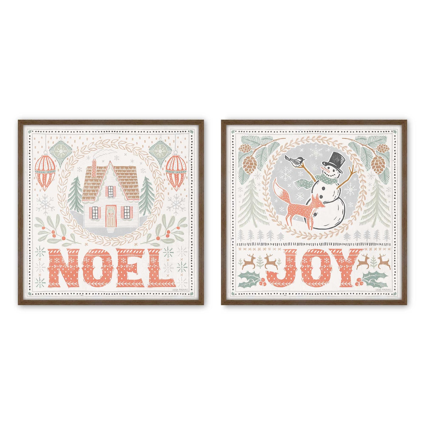 [Color:Walnut], Picture of art in a Walnut frame