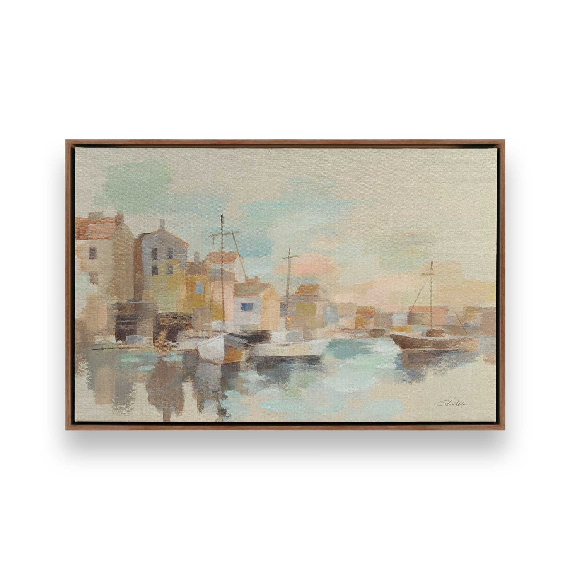 [Color:Walnut], Picture of art in a Walnut frame