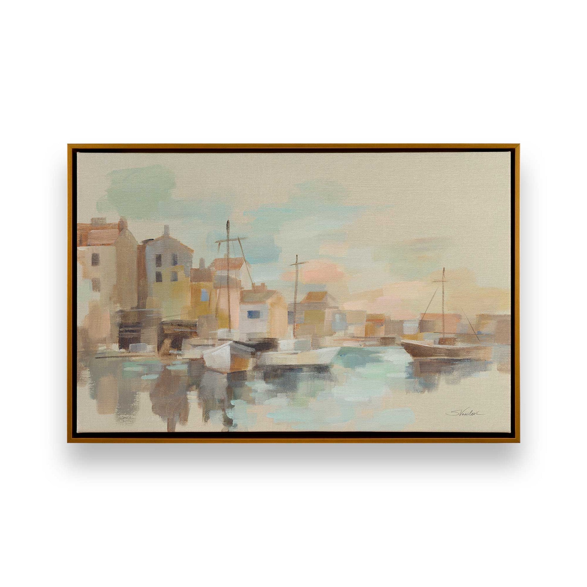 [Color:Polished Gold], Picture of art in a Polished Gold frame