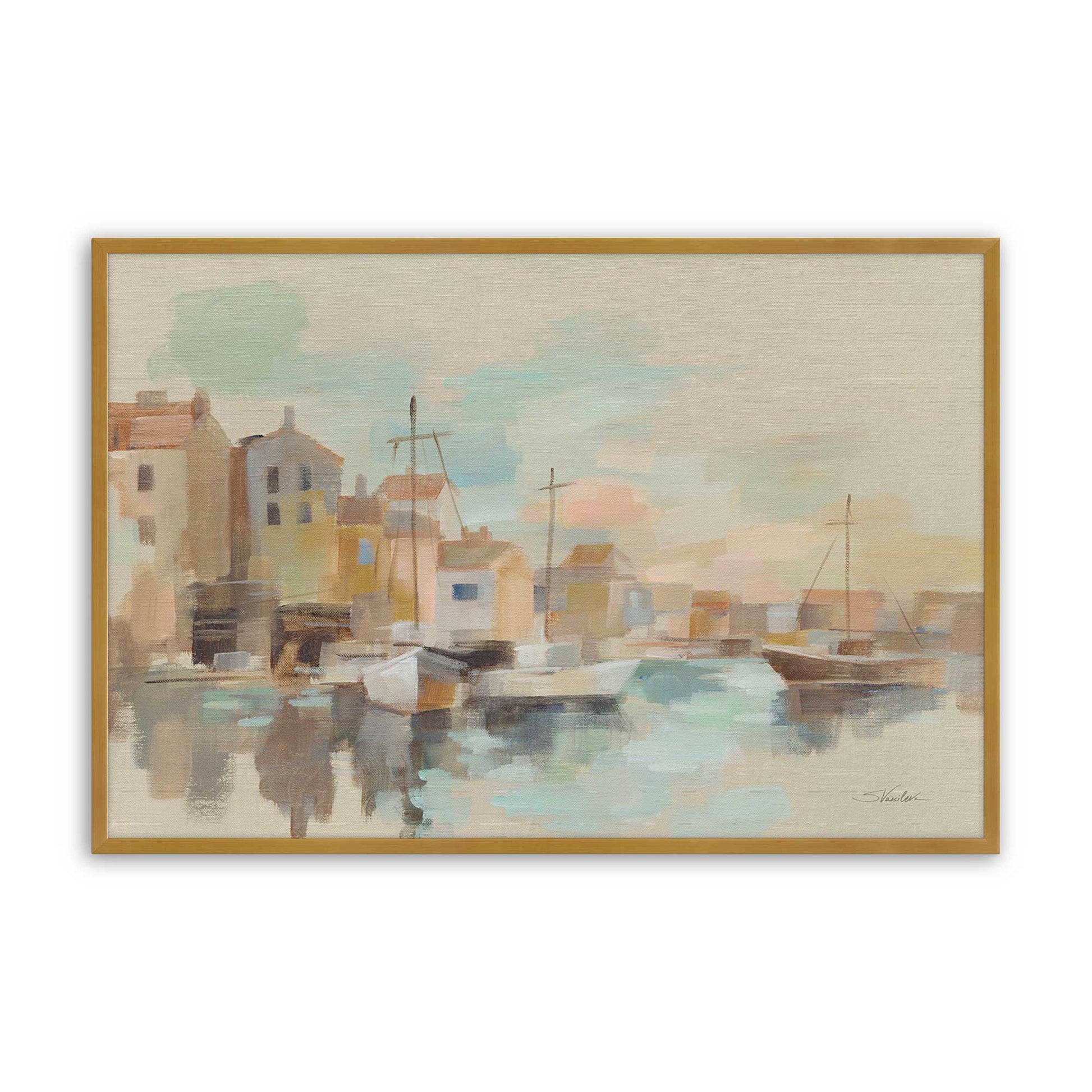 [Color:Polished Gold], Picture of art in a Polished Gold frame