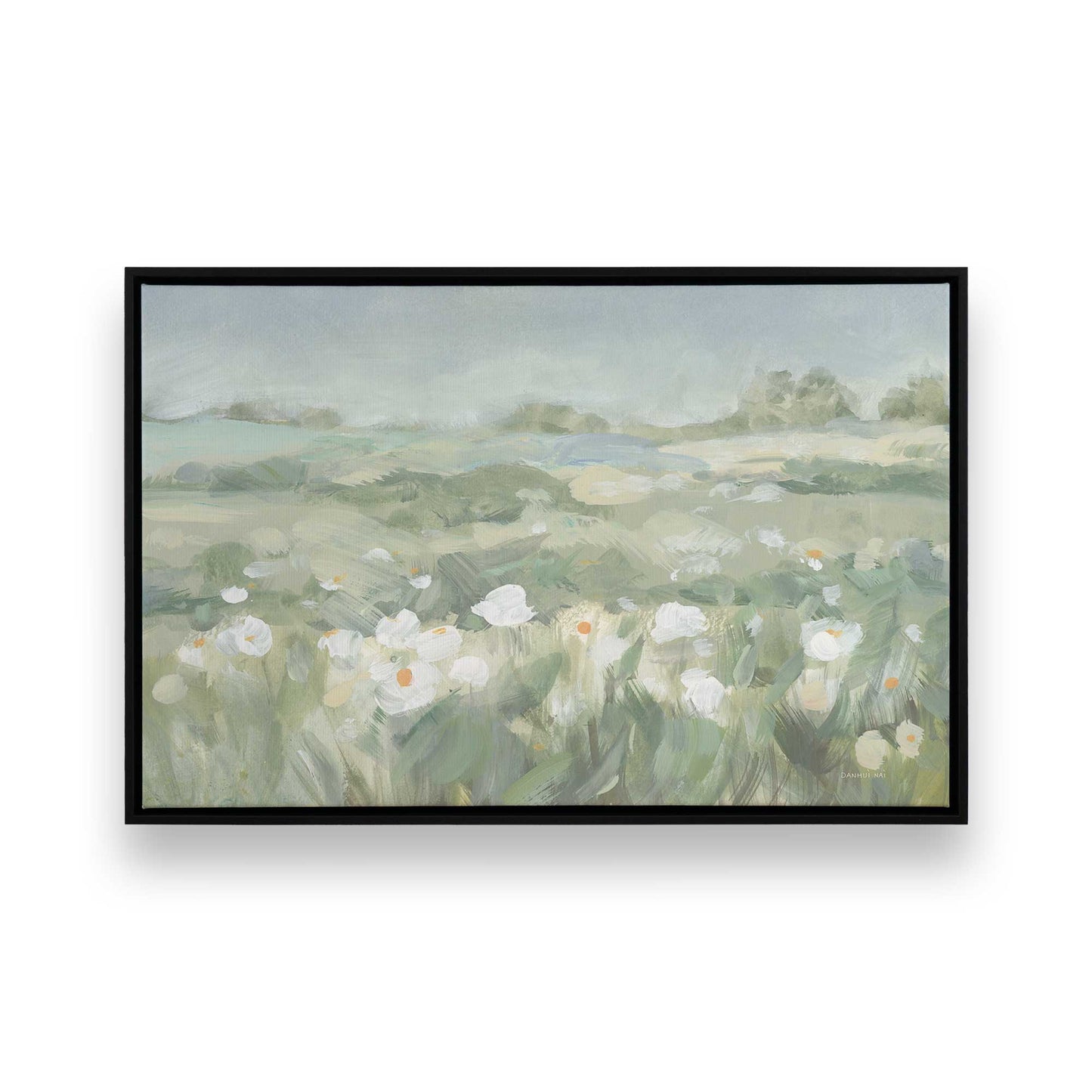 [Color:Satin Black], Picture of art in a Satin Black frame
