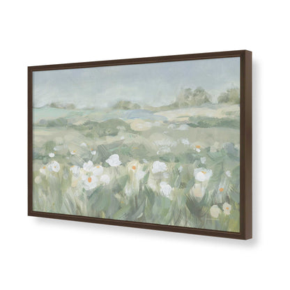 [Color:Brown], Picture of art in a Brown frame of the corner