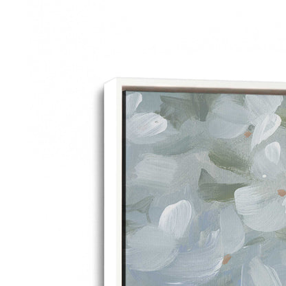 [Color:Opaque White], Picture of art in a White frame at an angle