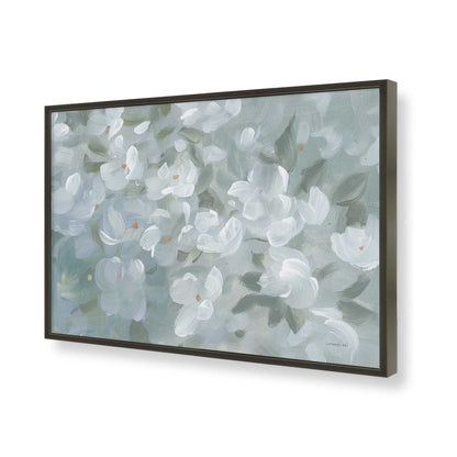 [Color:Satin Black], Picture of art in a Satin Black frame of the corner
