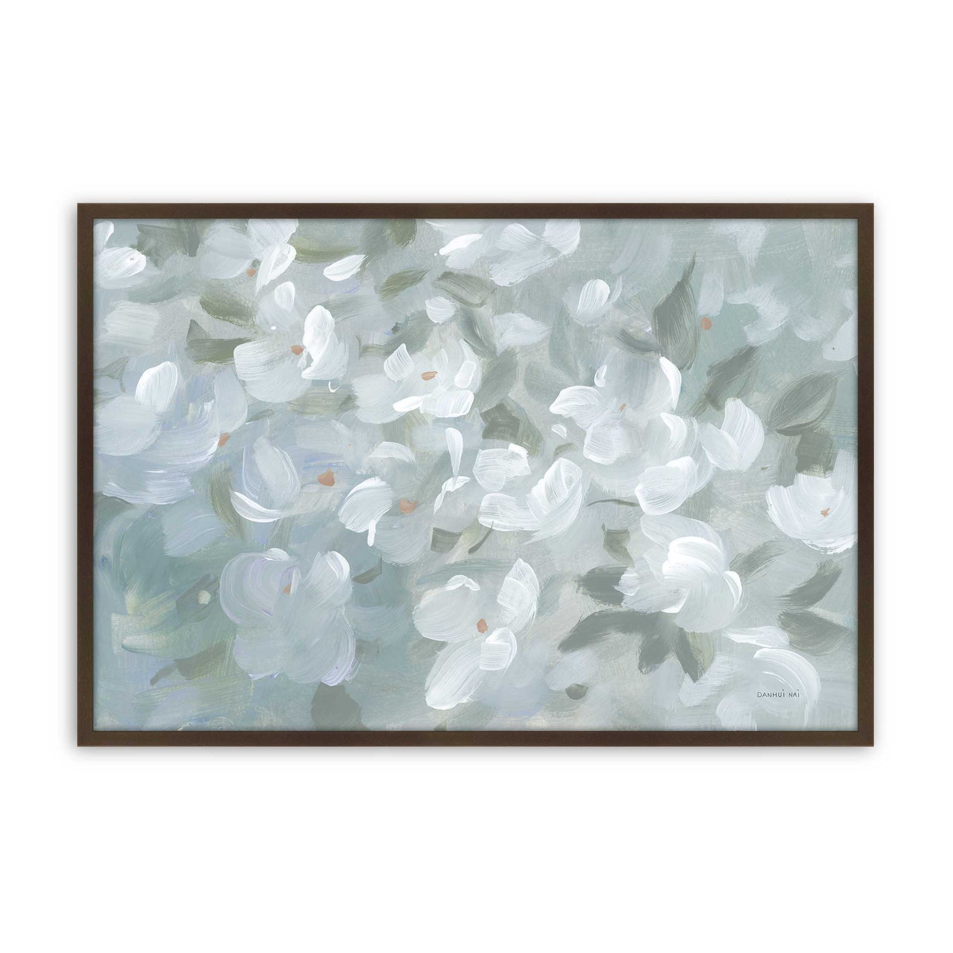 [Color:Brown], Picture of art in a Brown frame