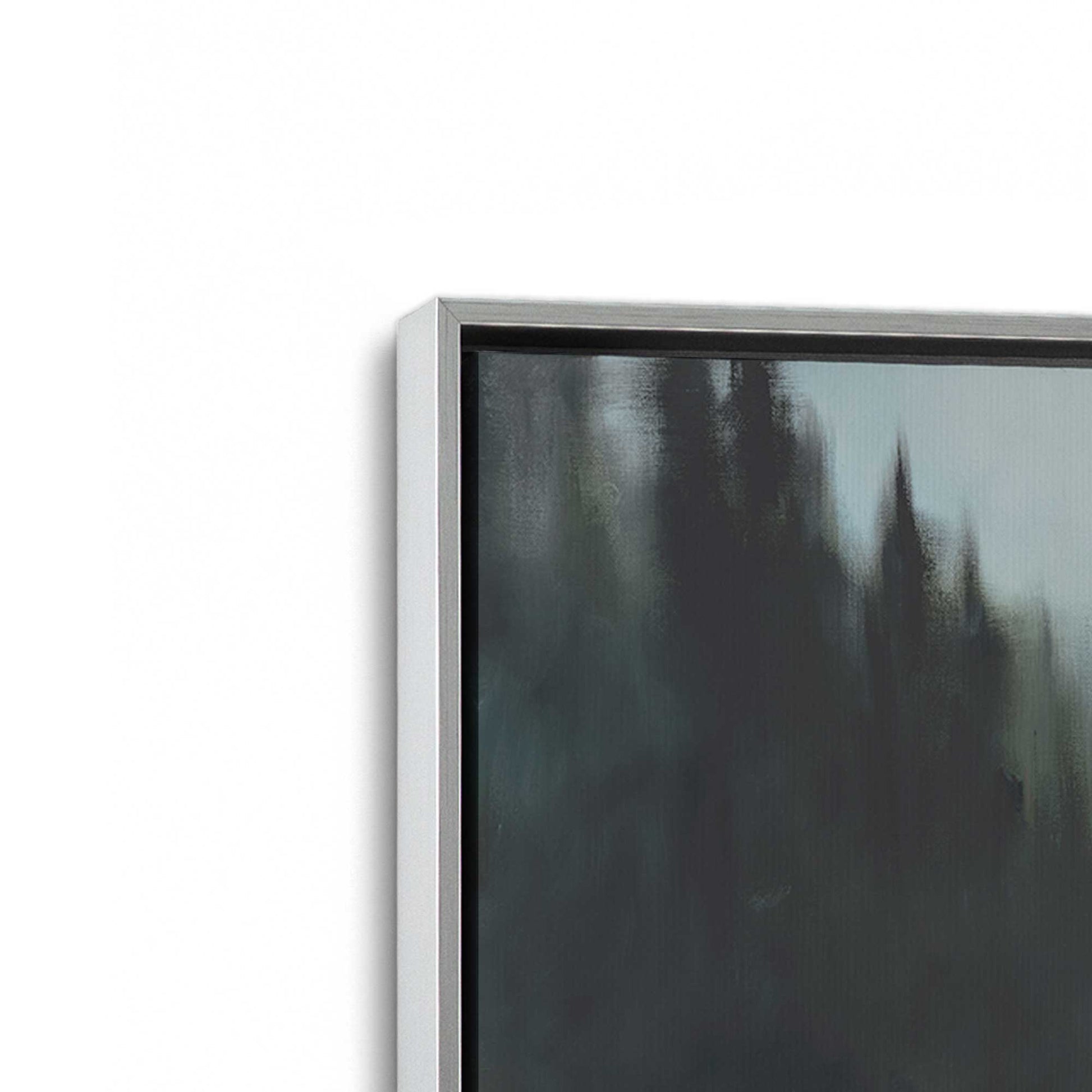 [Color:Polished Chrome], Picture of art in a Polished Chrome frame at an angle