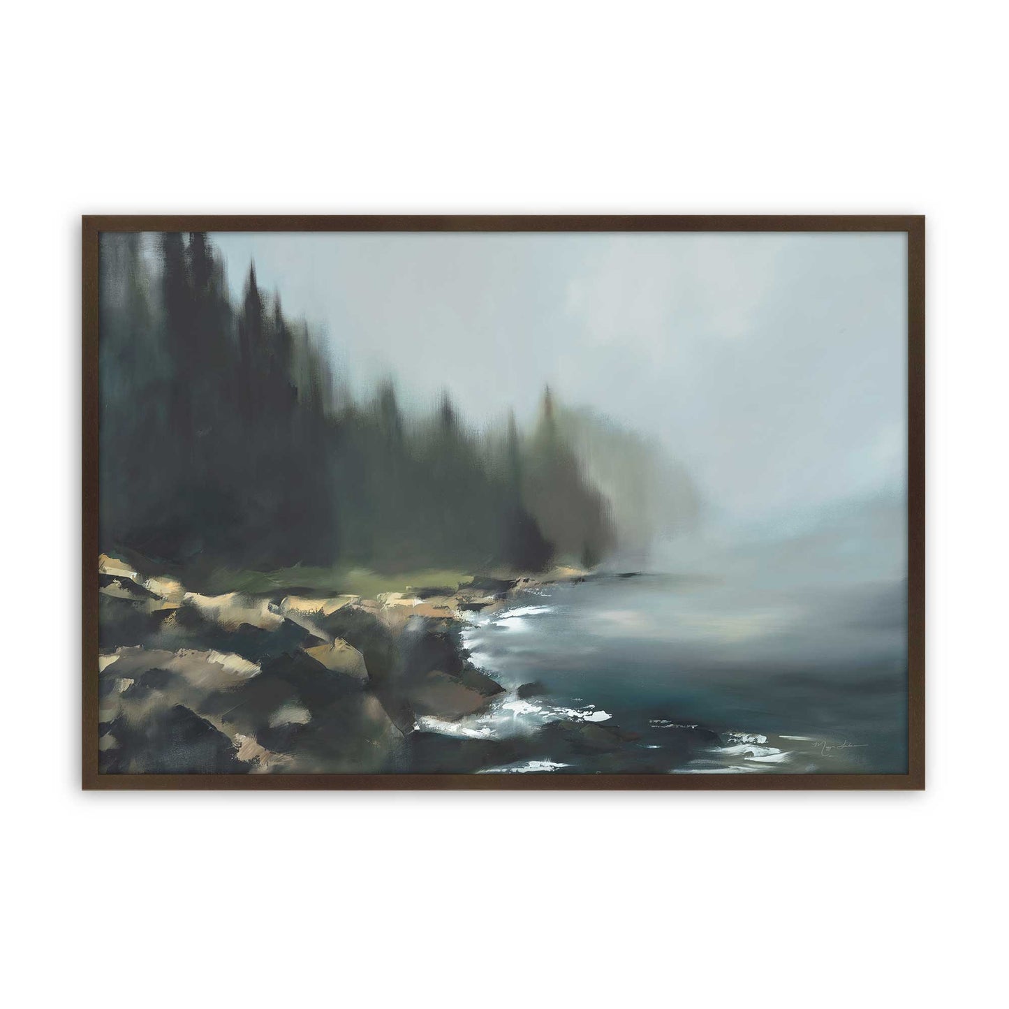 [Color:Belvinder Brown], Picture of art in a Belvinder Brown frame